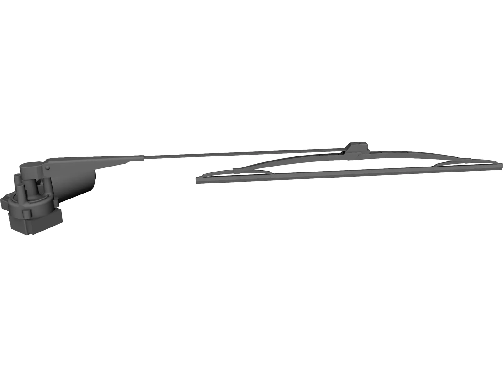 Windshield Wiper 3D Model main preview