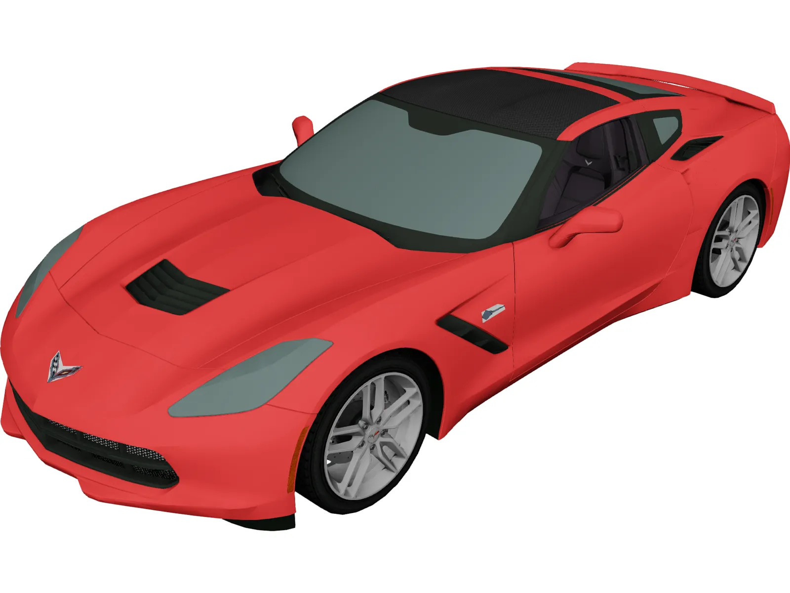 Chevrolet Corvette C7 Stingray 3D Model main preview