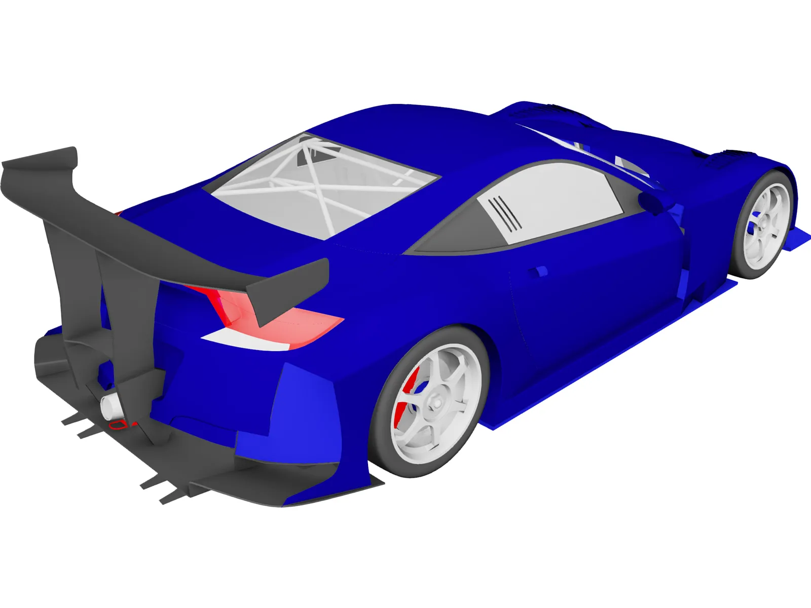 Honda HSV-010 GT 3D Model main preview