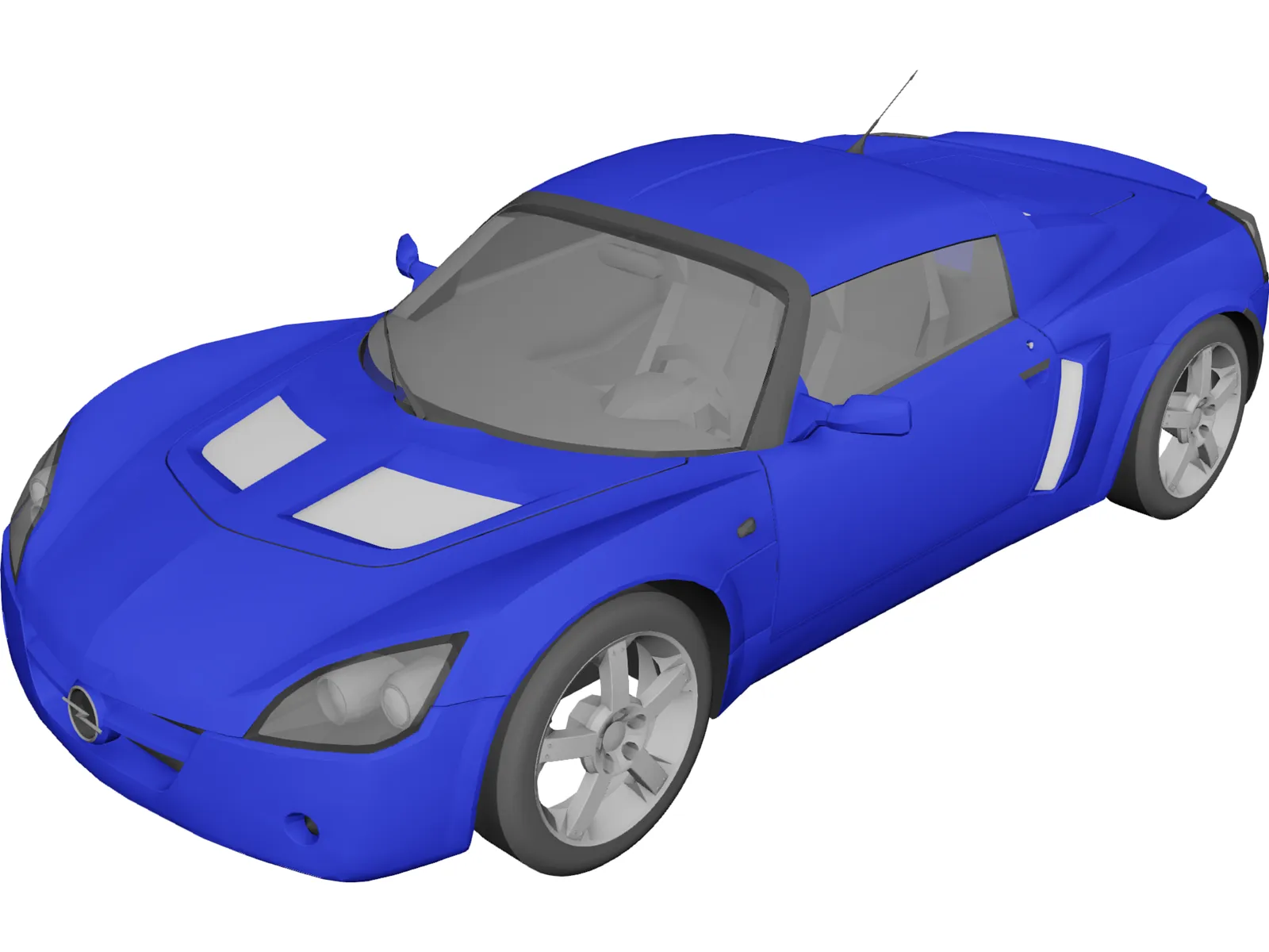 Opel Speedster (2004) 3D Model main preview