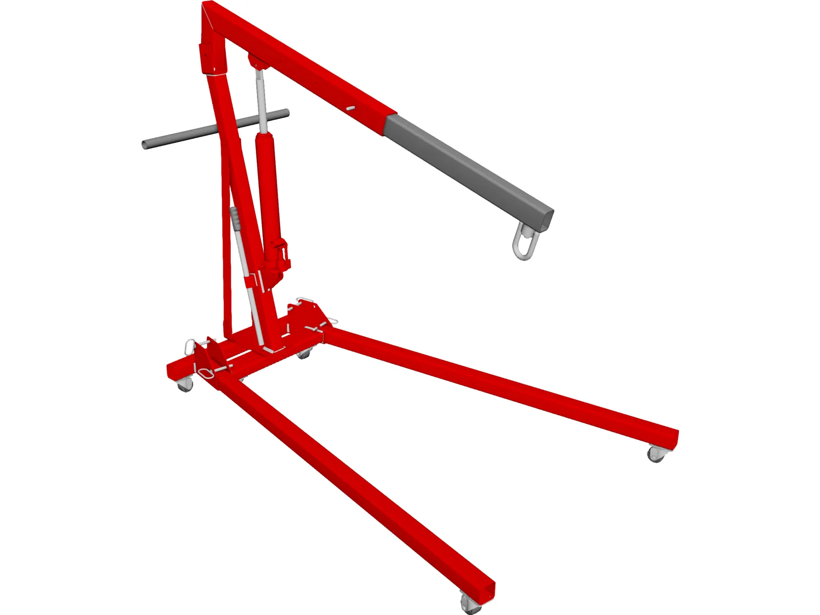 Engine Hoist 3D Model main preview