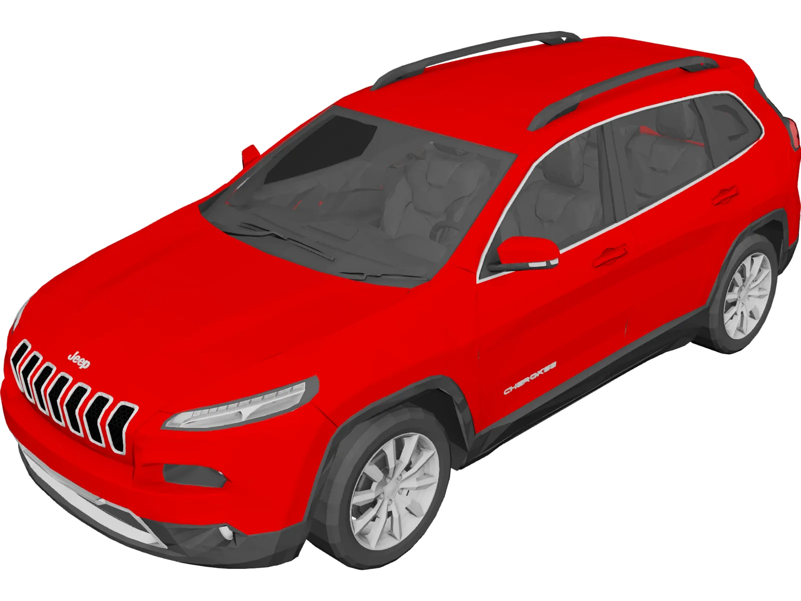 Jeep Cherokee (2015) 3D Model main preview