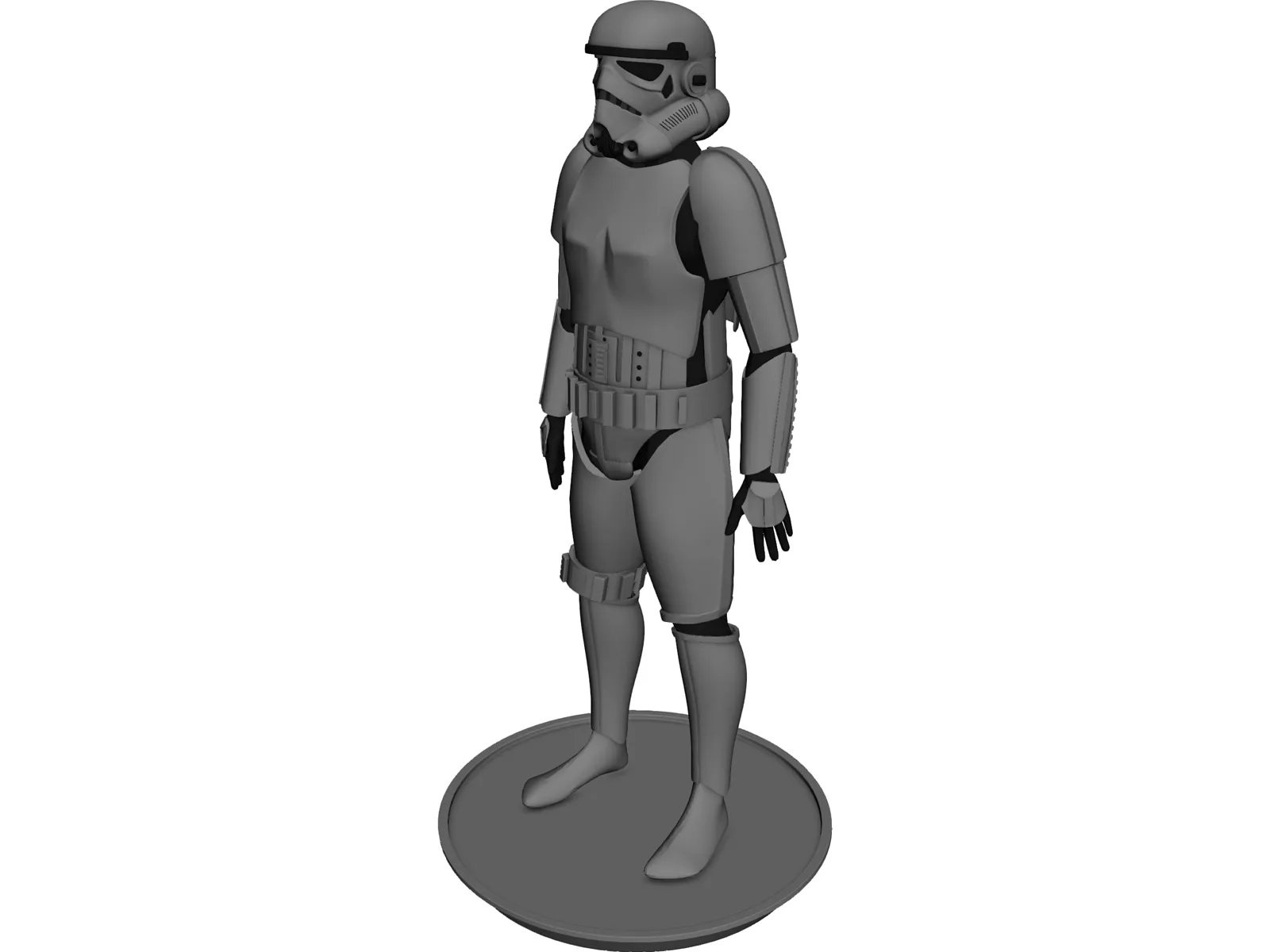 Star Wars Stormtrooper 3D Model main preview