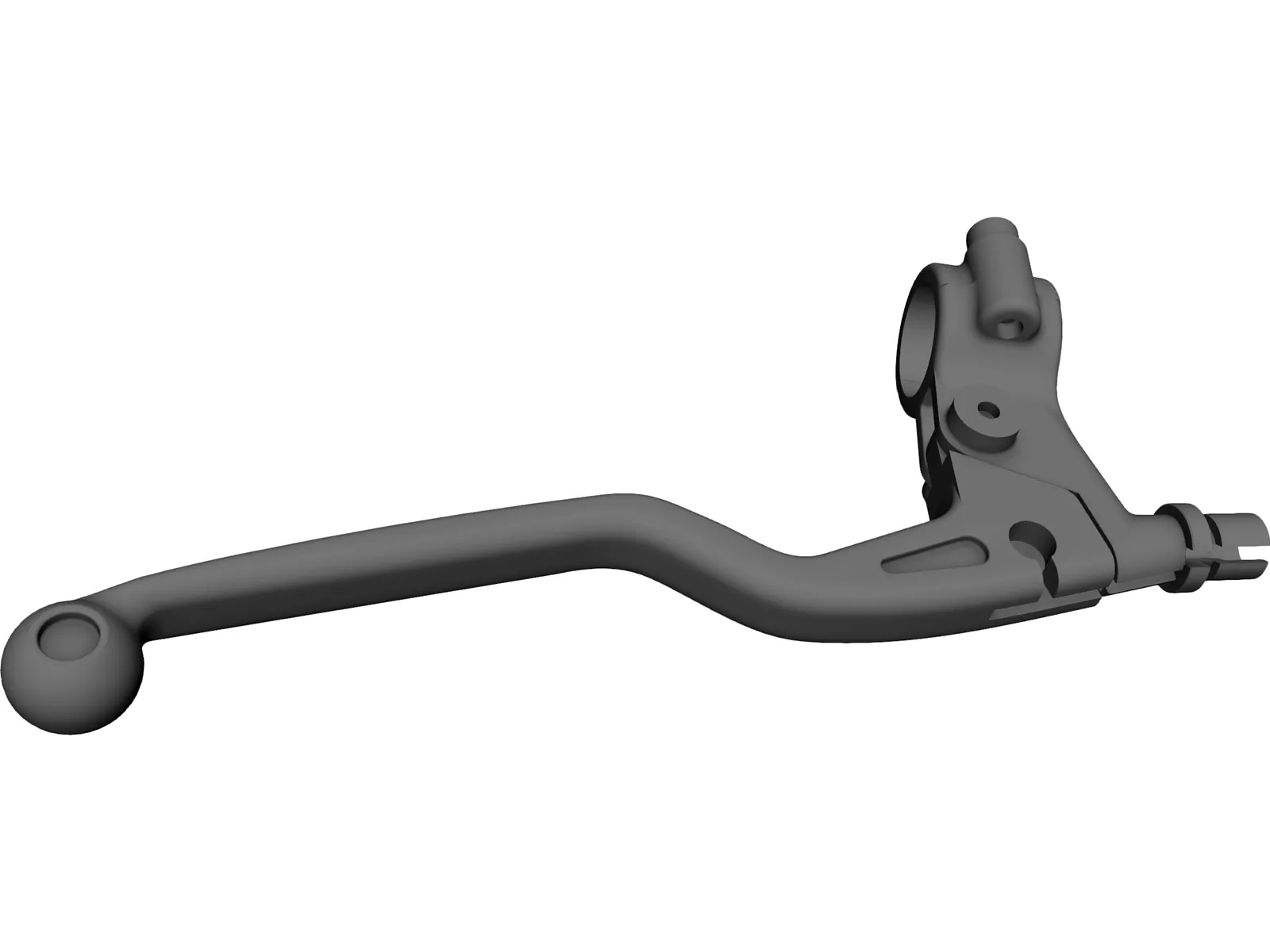 Clutch Lever Moto Bike Racing 3D Model main preview