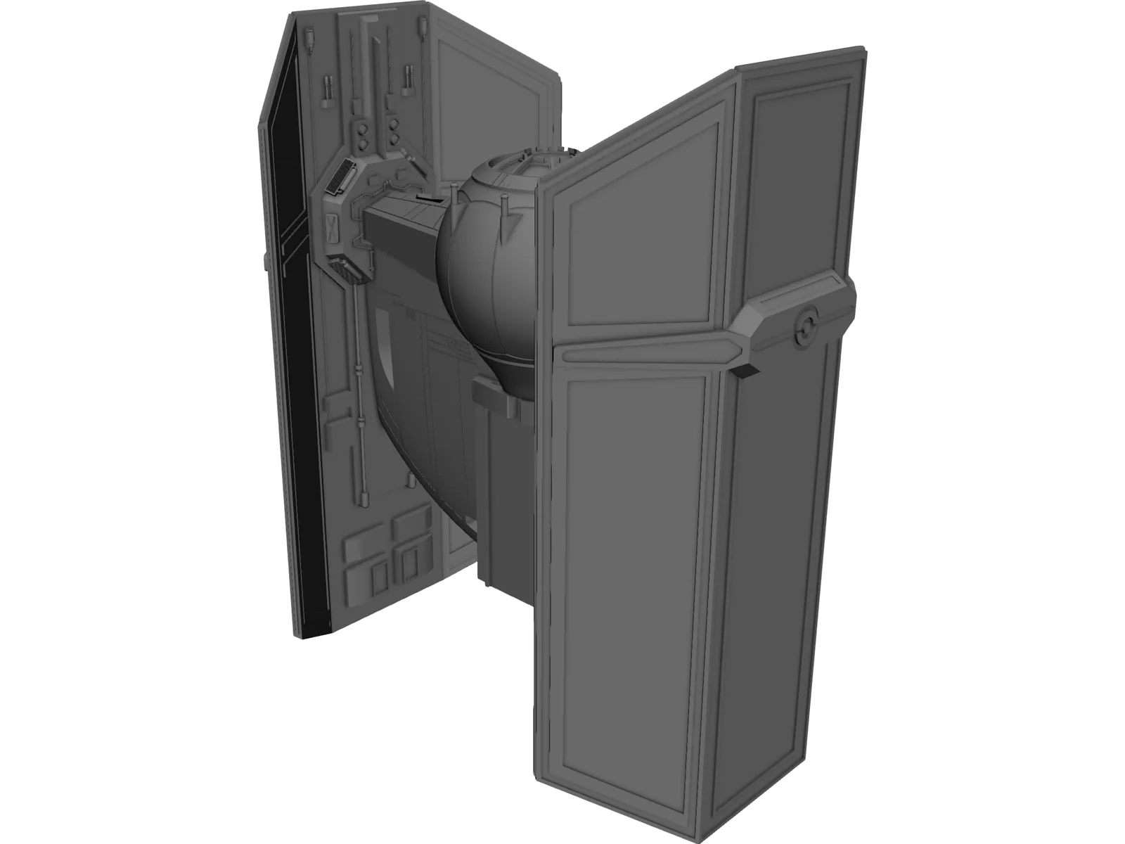 Star Wars Tie Fighter 3D Model main preview