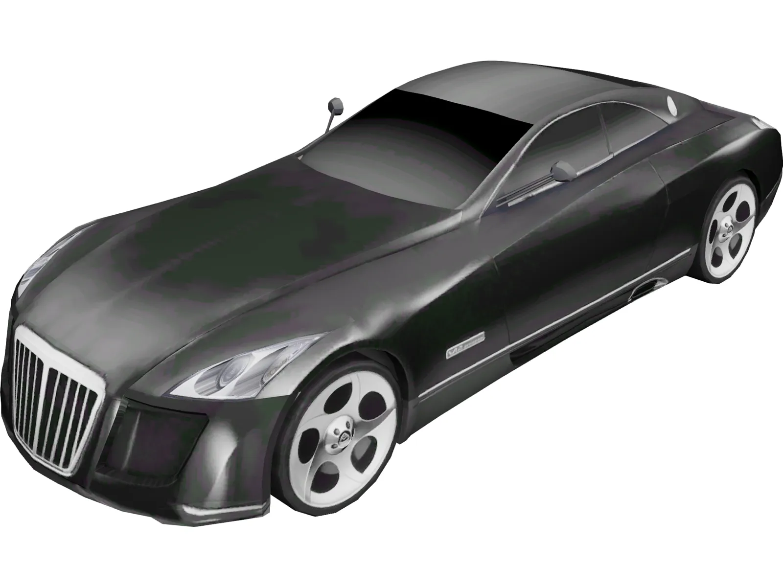 Maybach Exelero Coupe 3D Model main preview