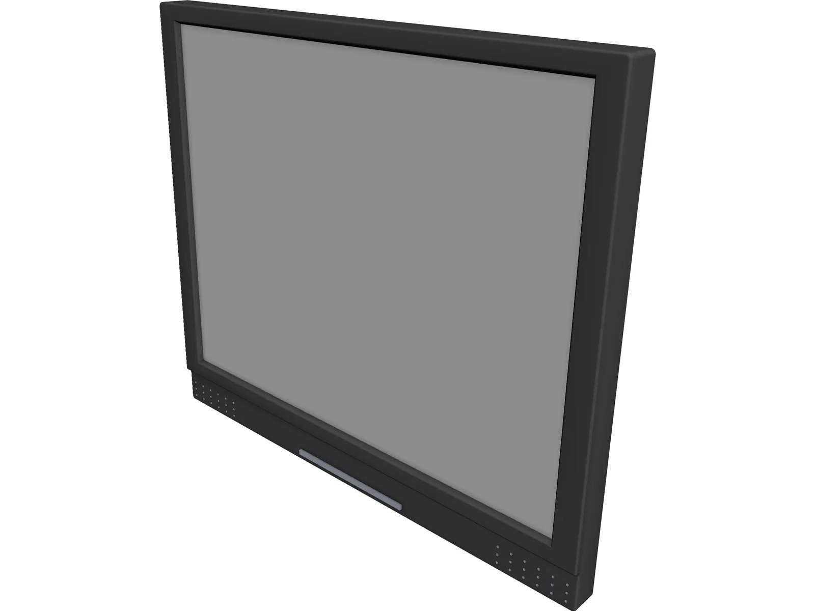 Monitor Hyundai 3D Model main preview