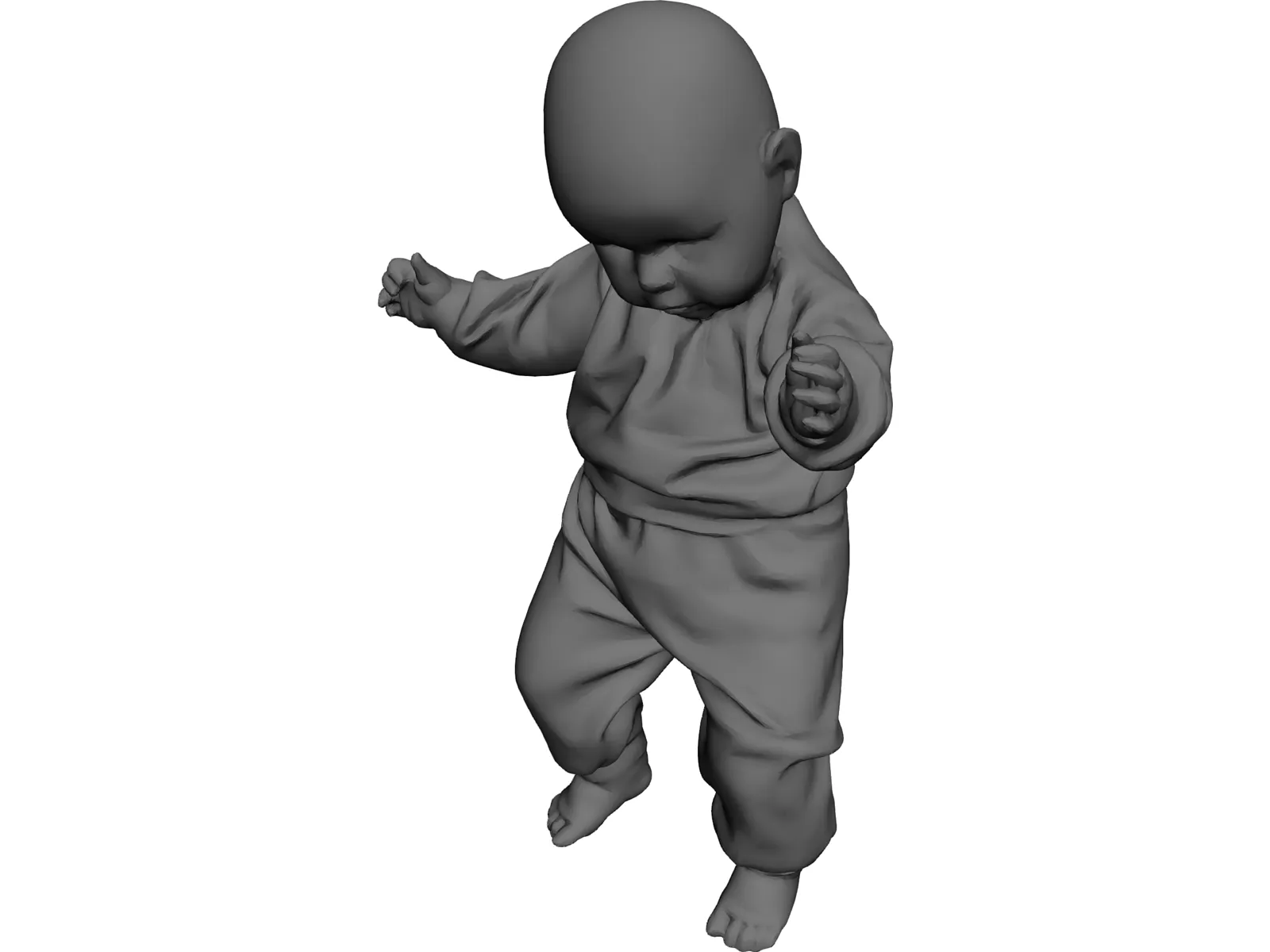 Child 3D Model main preview