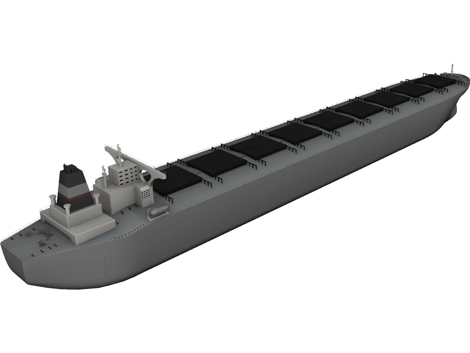 Cargo Ship 3D Model main preview