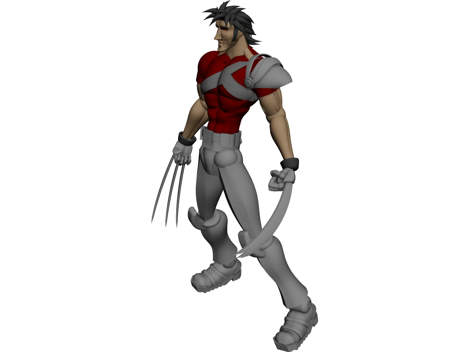 Wolverine 3D Model main preview
