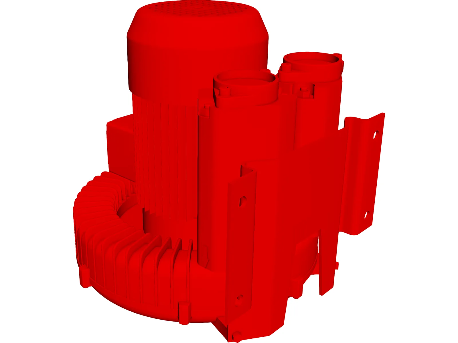 Vacuum Pump 3D Model main preview