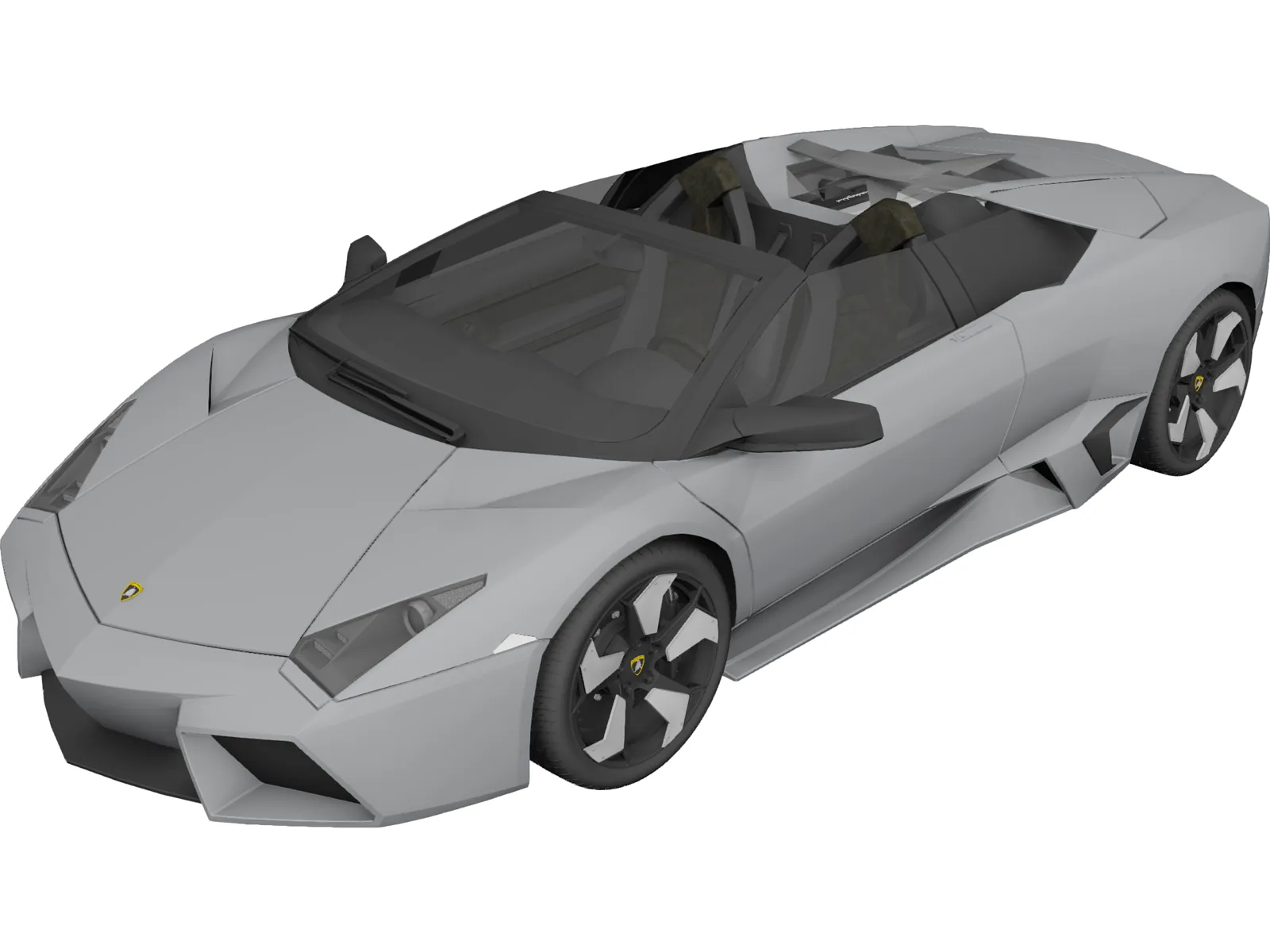 Lamborghini Reventon Roadster (2010) 3D Model main preview