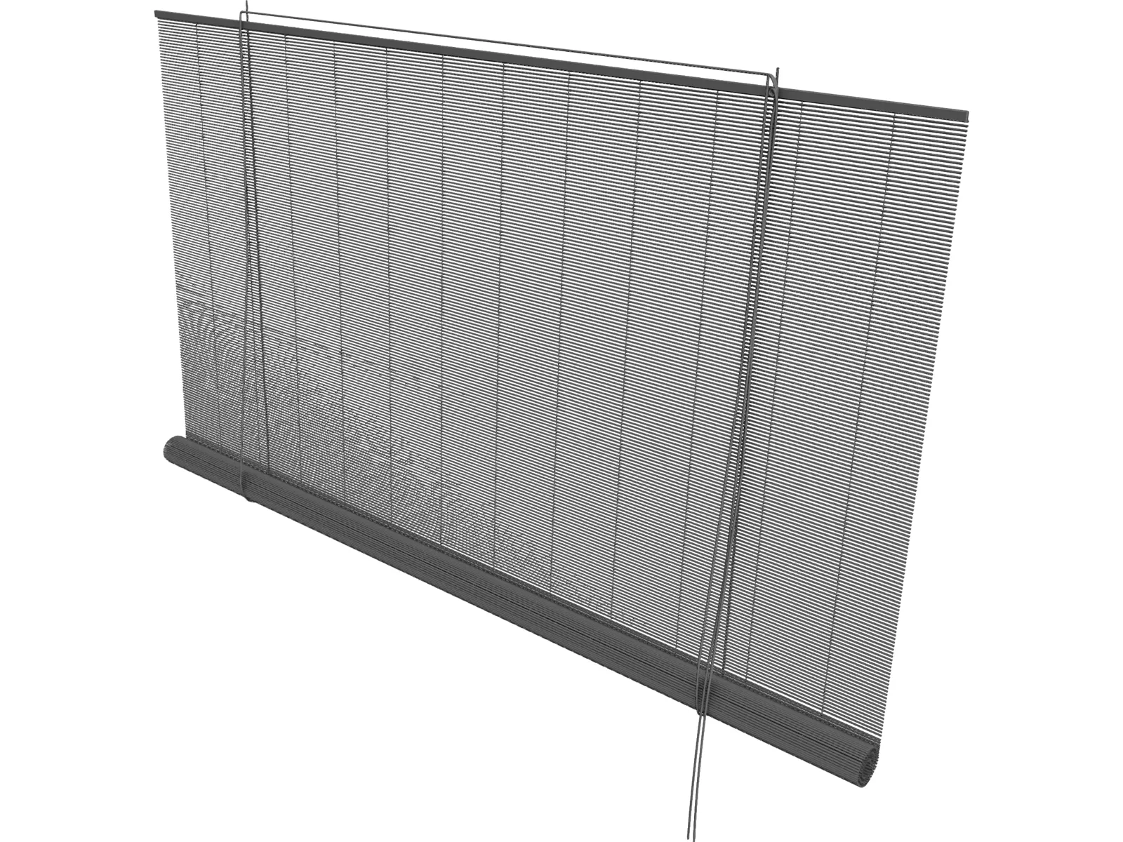 Curtain 3D Model main preview