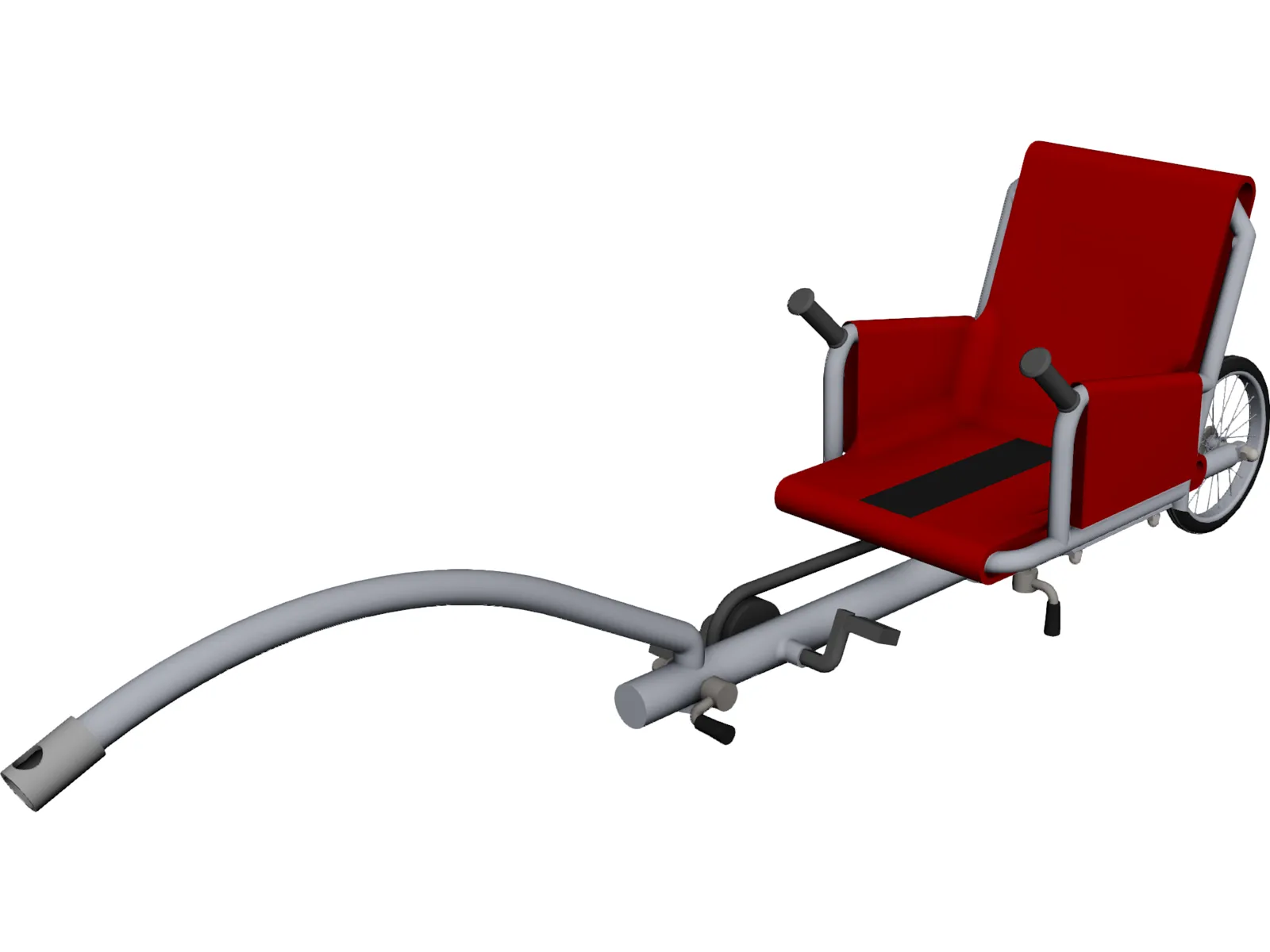 Bike Trailer Weehoo i-Go 3D Model main preview