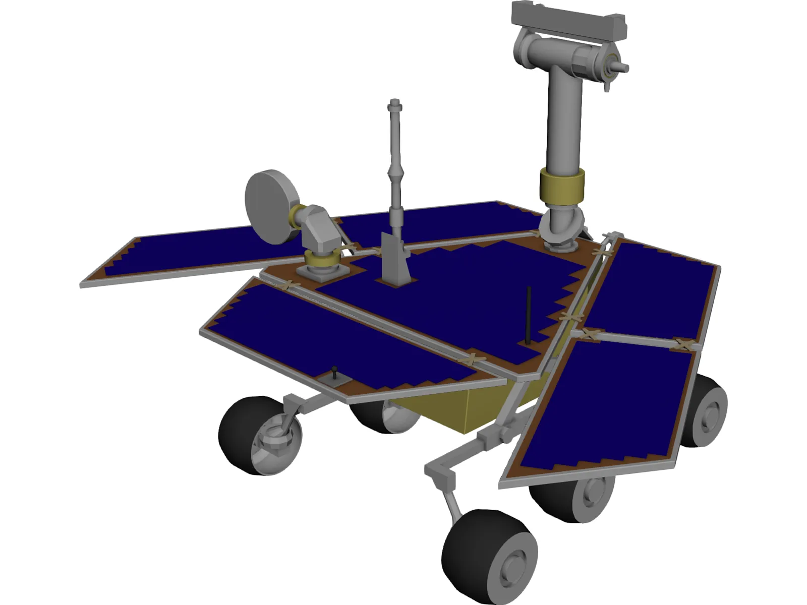NASA Mars Rover 3D Model main preview