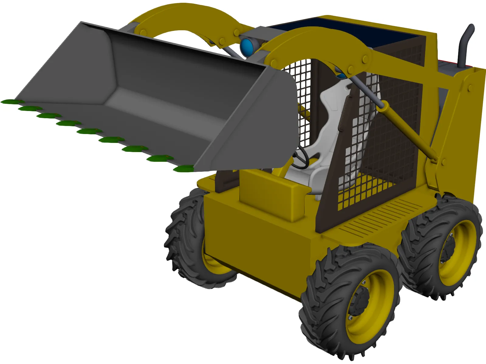 Bobcat 3D Model main preview