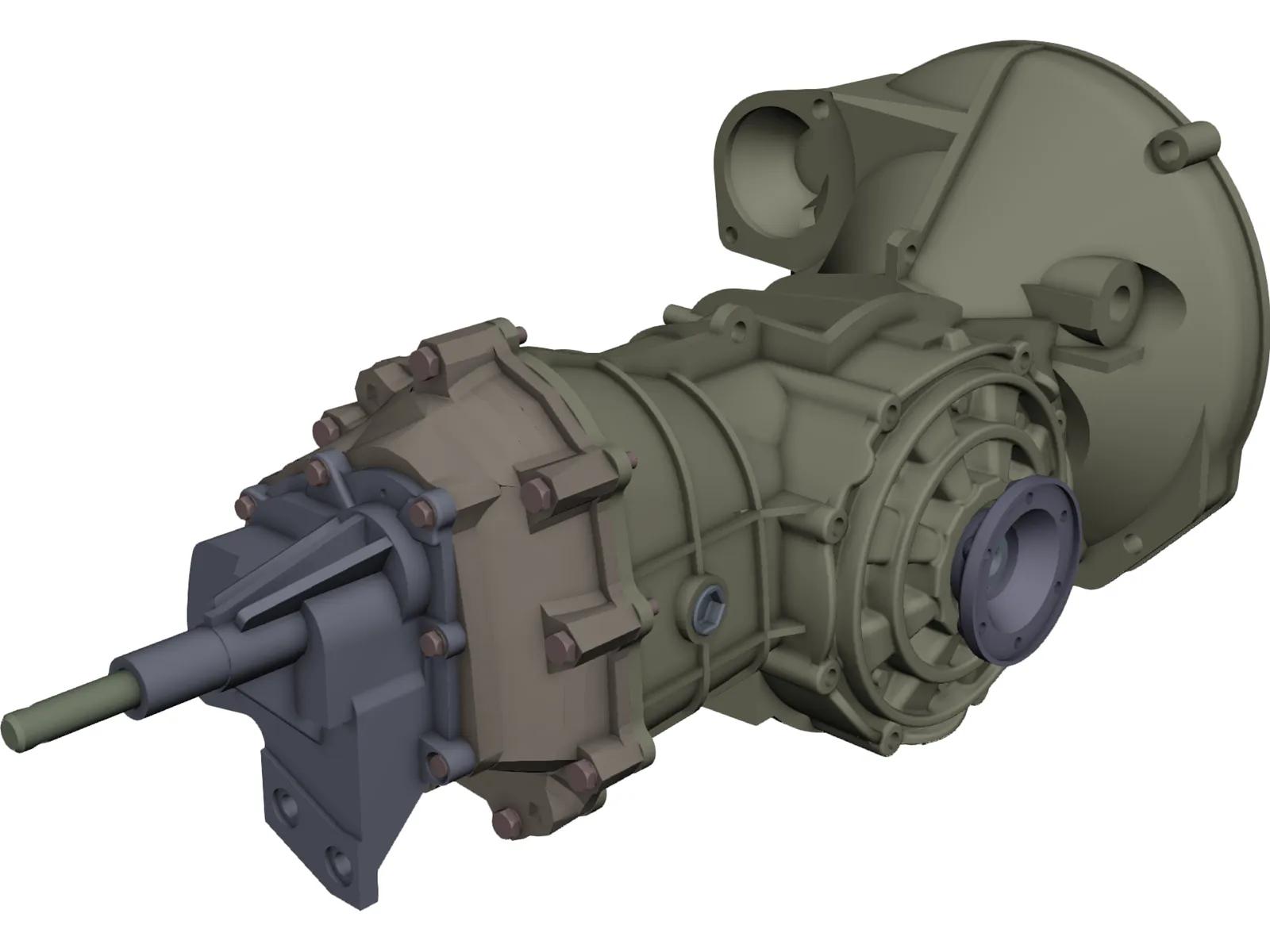 Volkswagen Beetle Transaxle 3D Model main preview