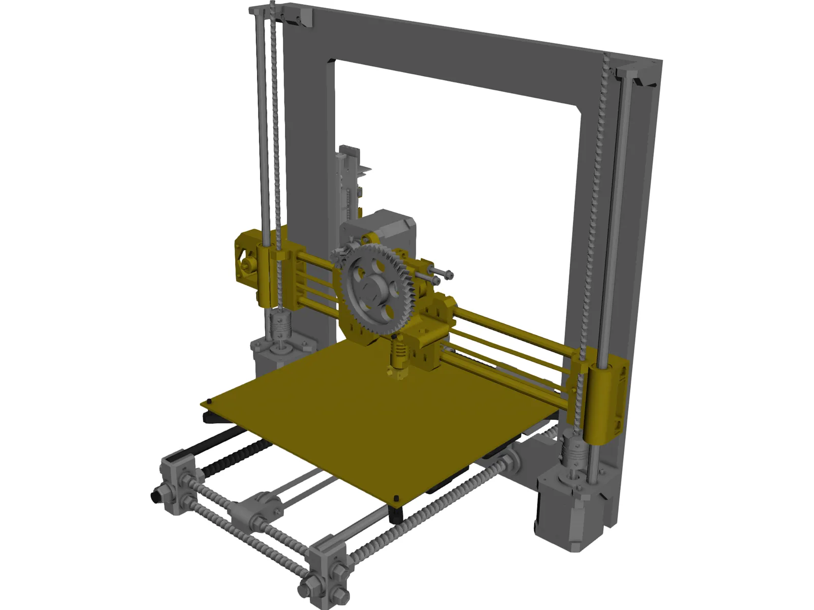 Prusa i3 3D Printer 3D Model main preview