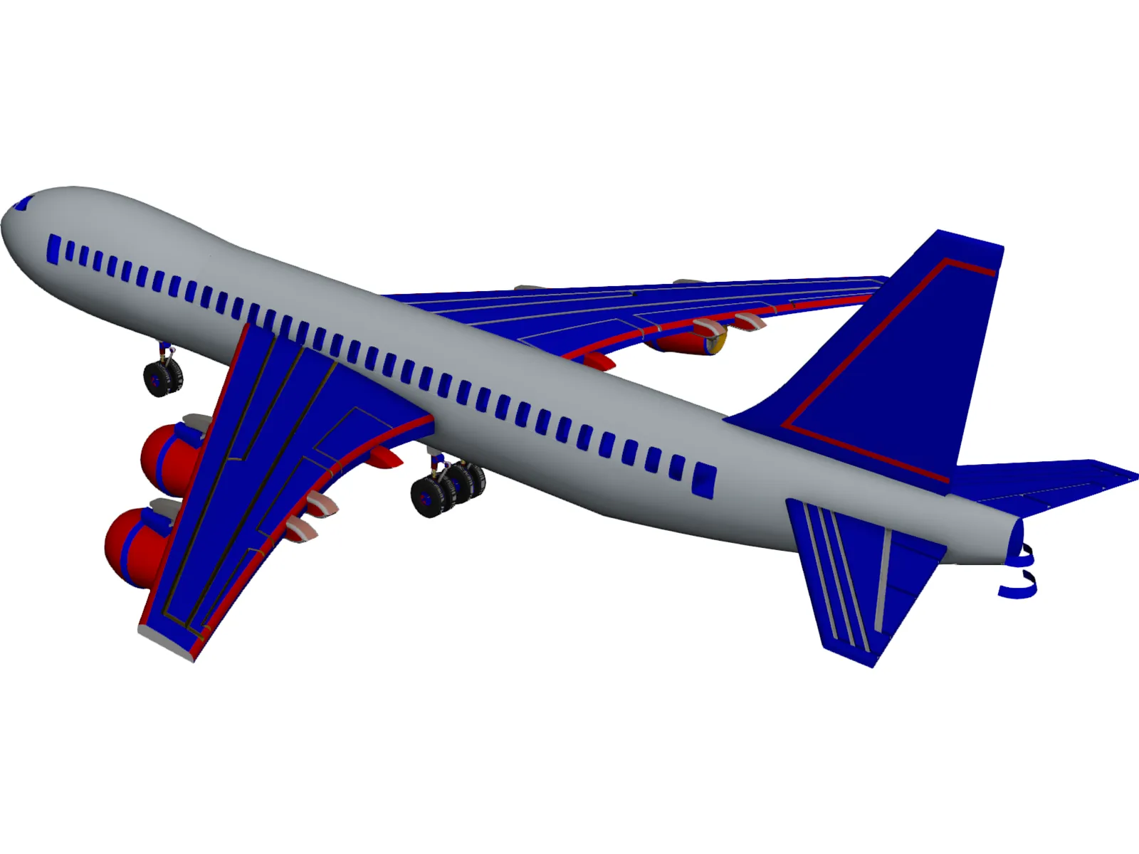 Boeing 737 3D Model main preview