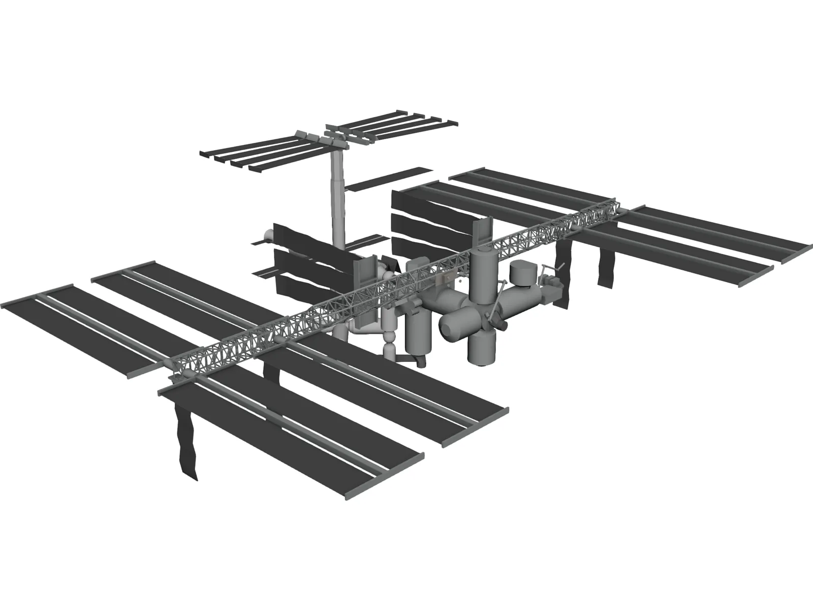 International Space Station (ISS) 3D Model main preview