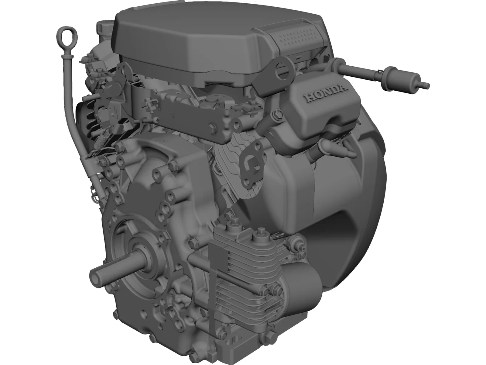 Honda GX690 Engine 3D Model main preview