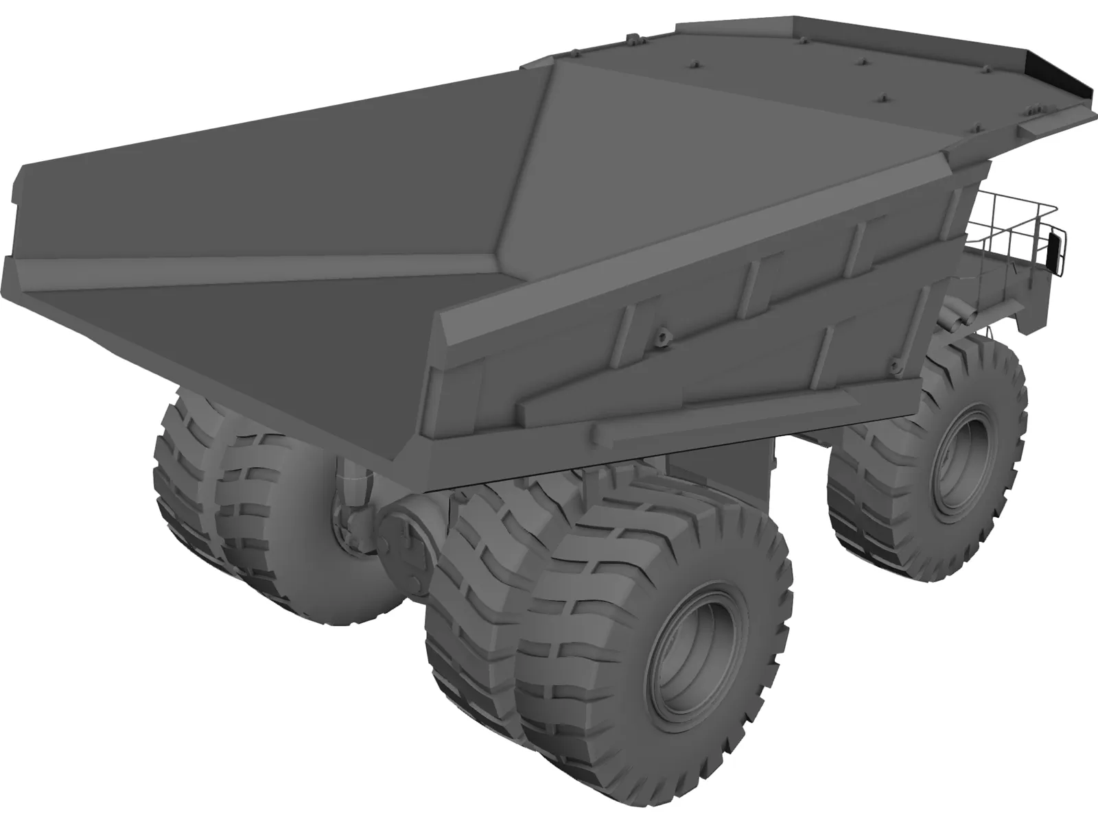 Caterpillar 797 3D Model main preview