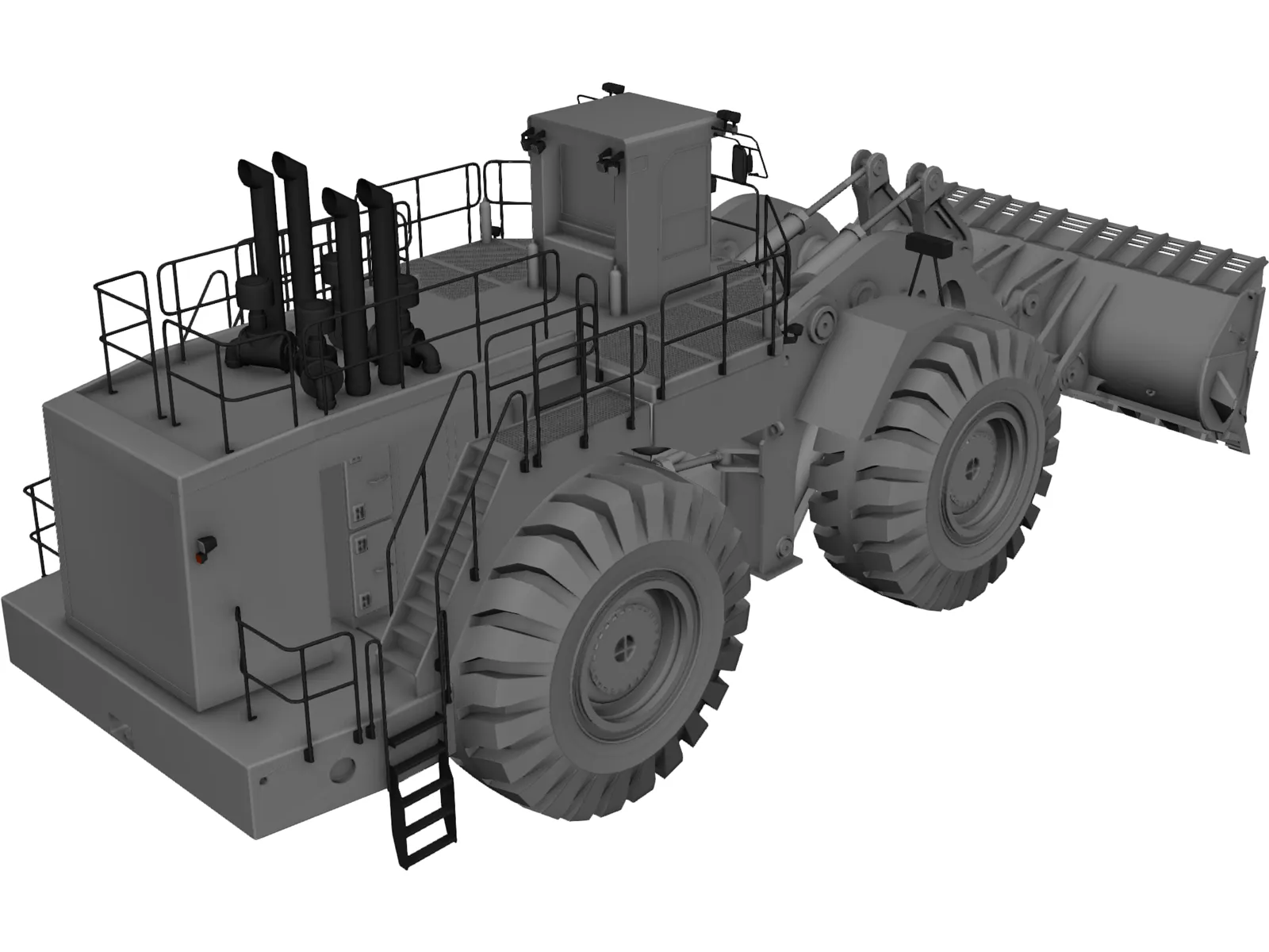 Caterpillar 994F 3D Model main preview