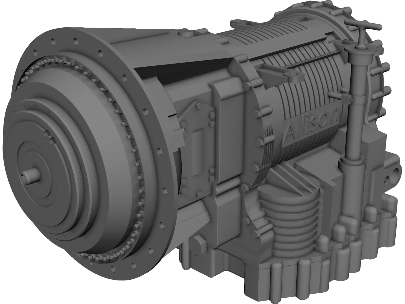 Allison Transmission 3200 3D Model main preview