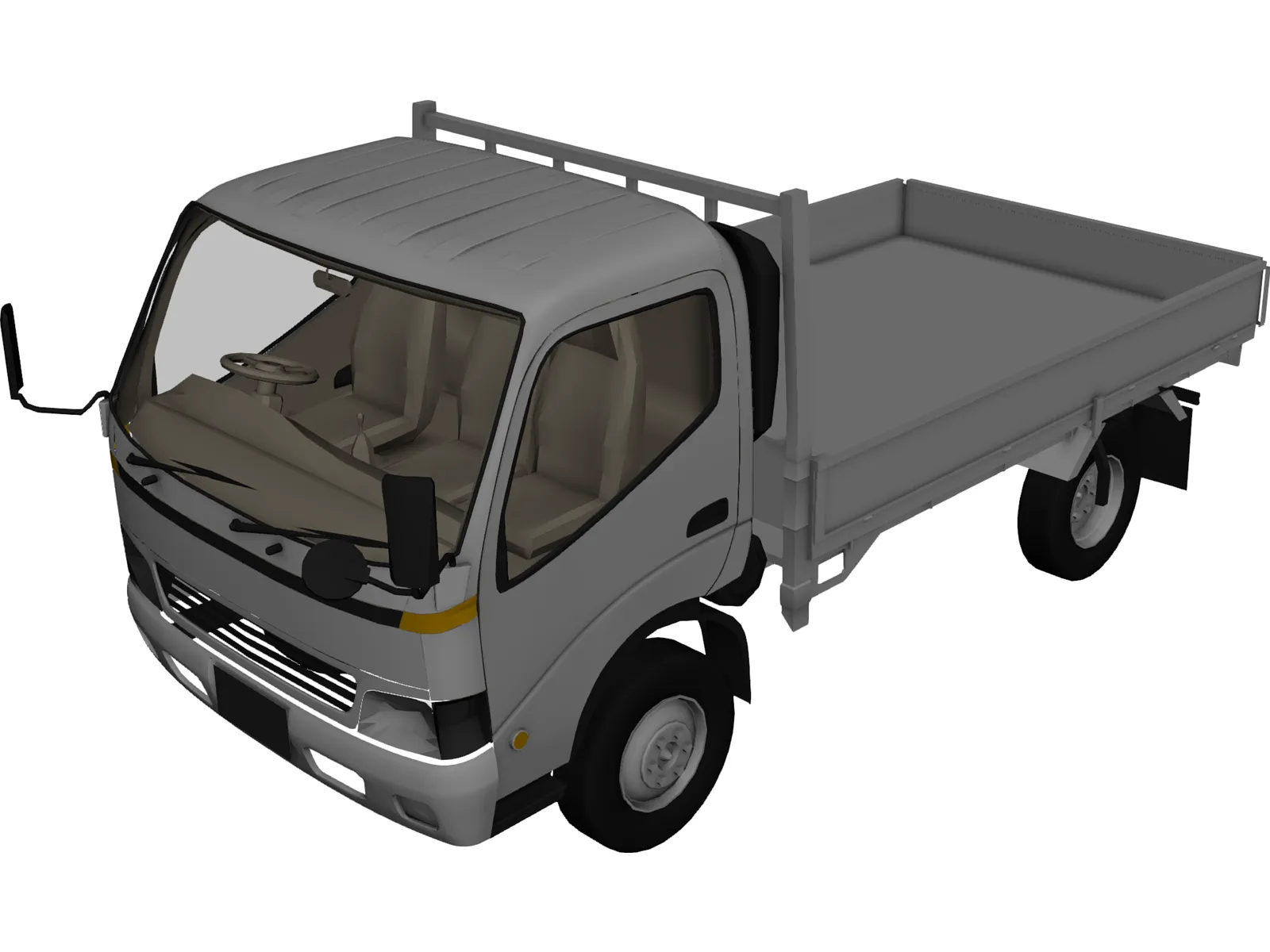 Isuzu Elf 3D Model main preview