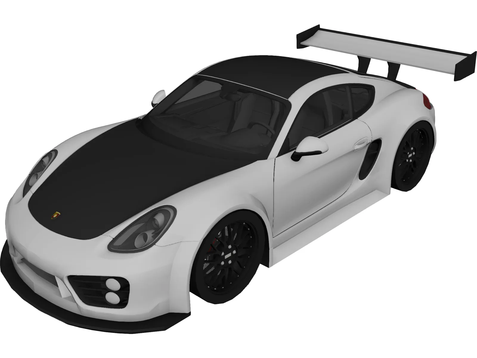 Porsche Cayman S (Tuning) 3D Model main preview