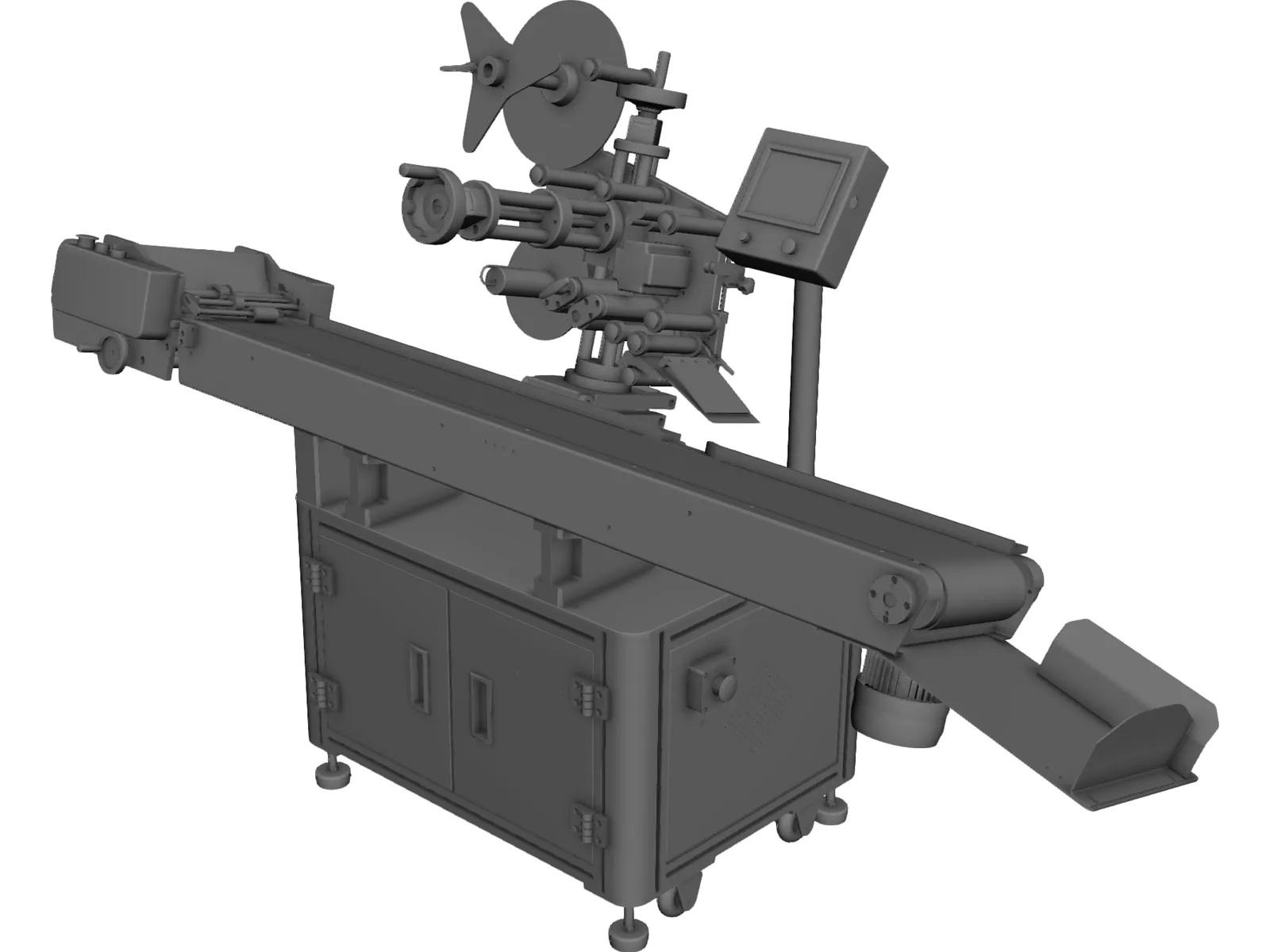 Conveyor Page 3D Model main preview