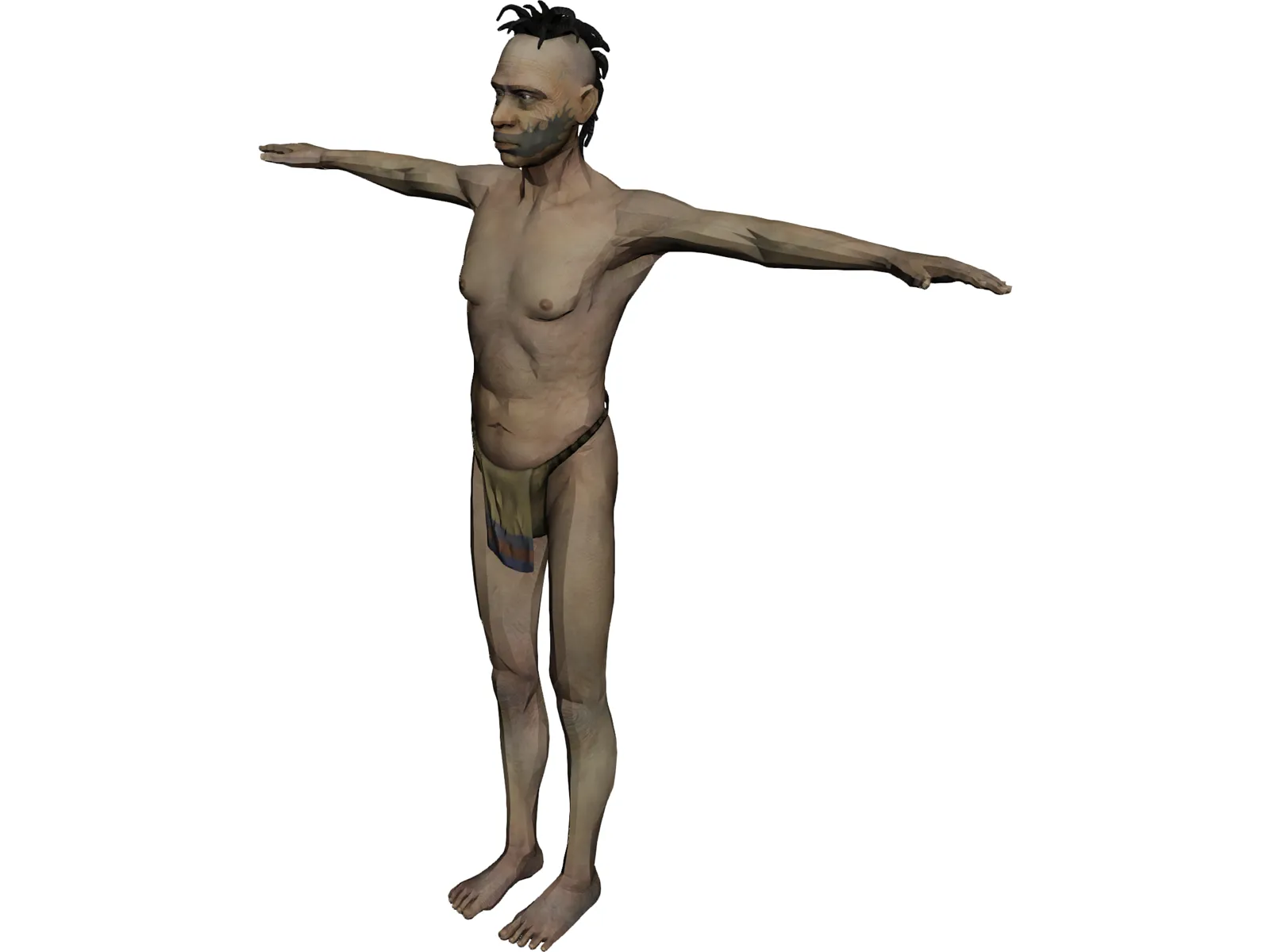 Tribesman 3D Model main preview