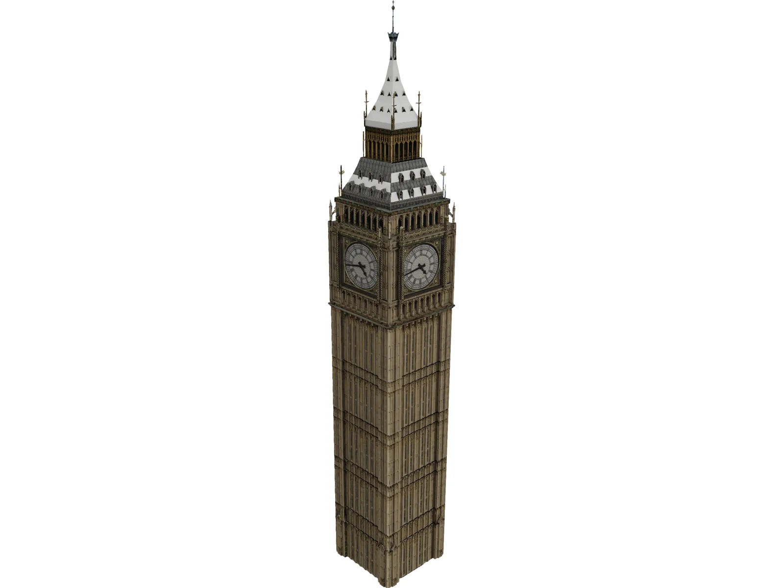 Big Ben 3D Model main preview