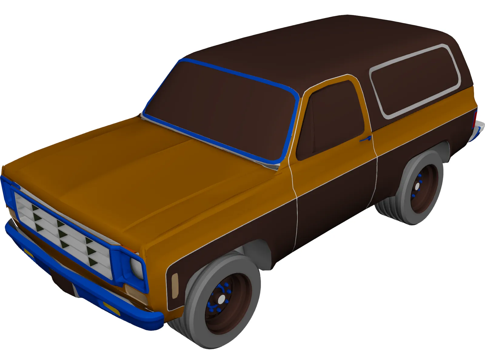 Chevrolet K-5 Blazer (1978) 3D Model main preview