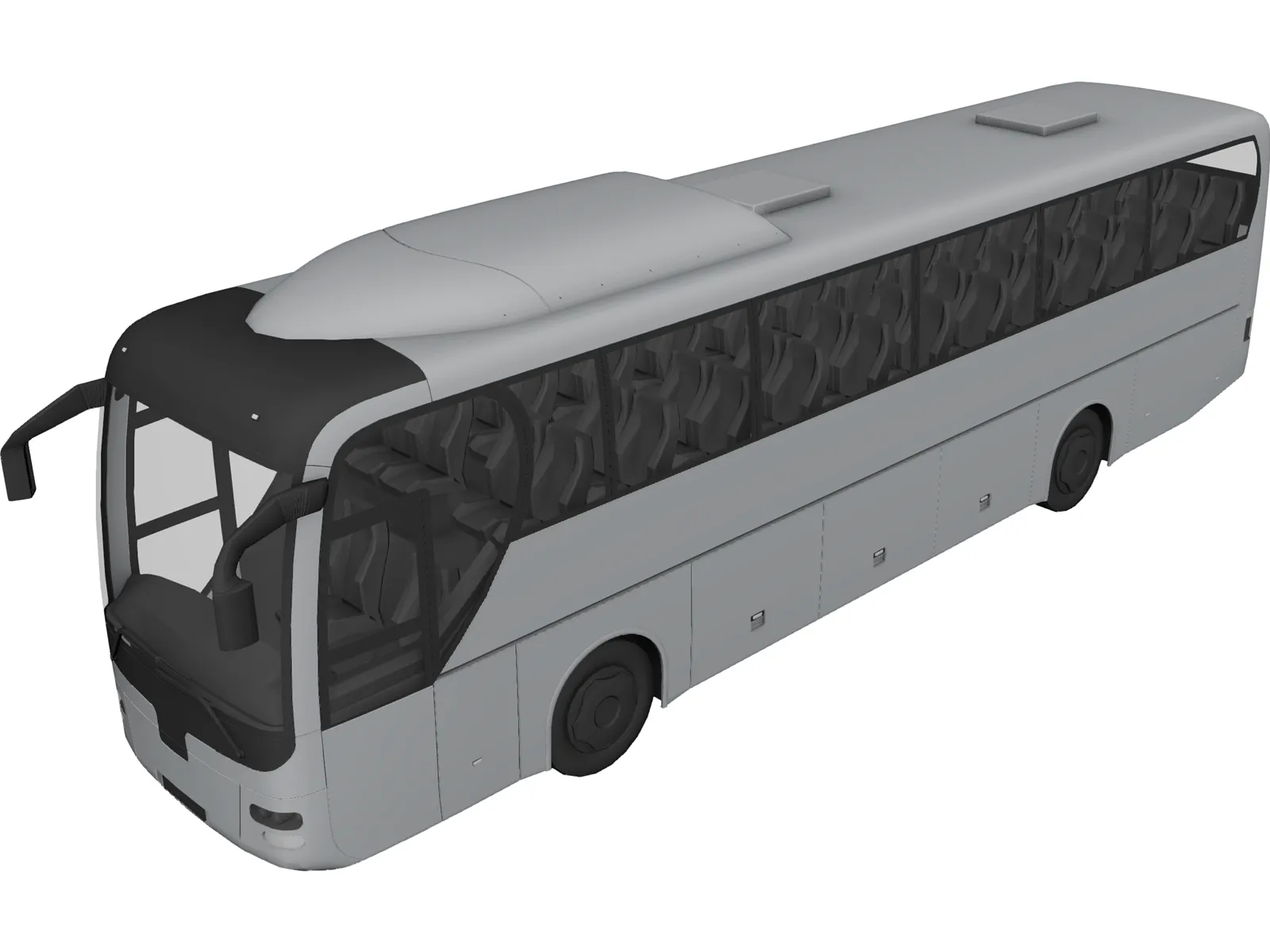 Bus 3D Model main preview