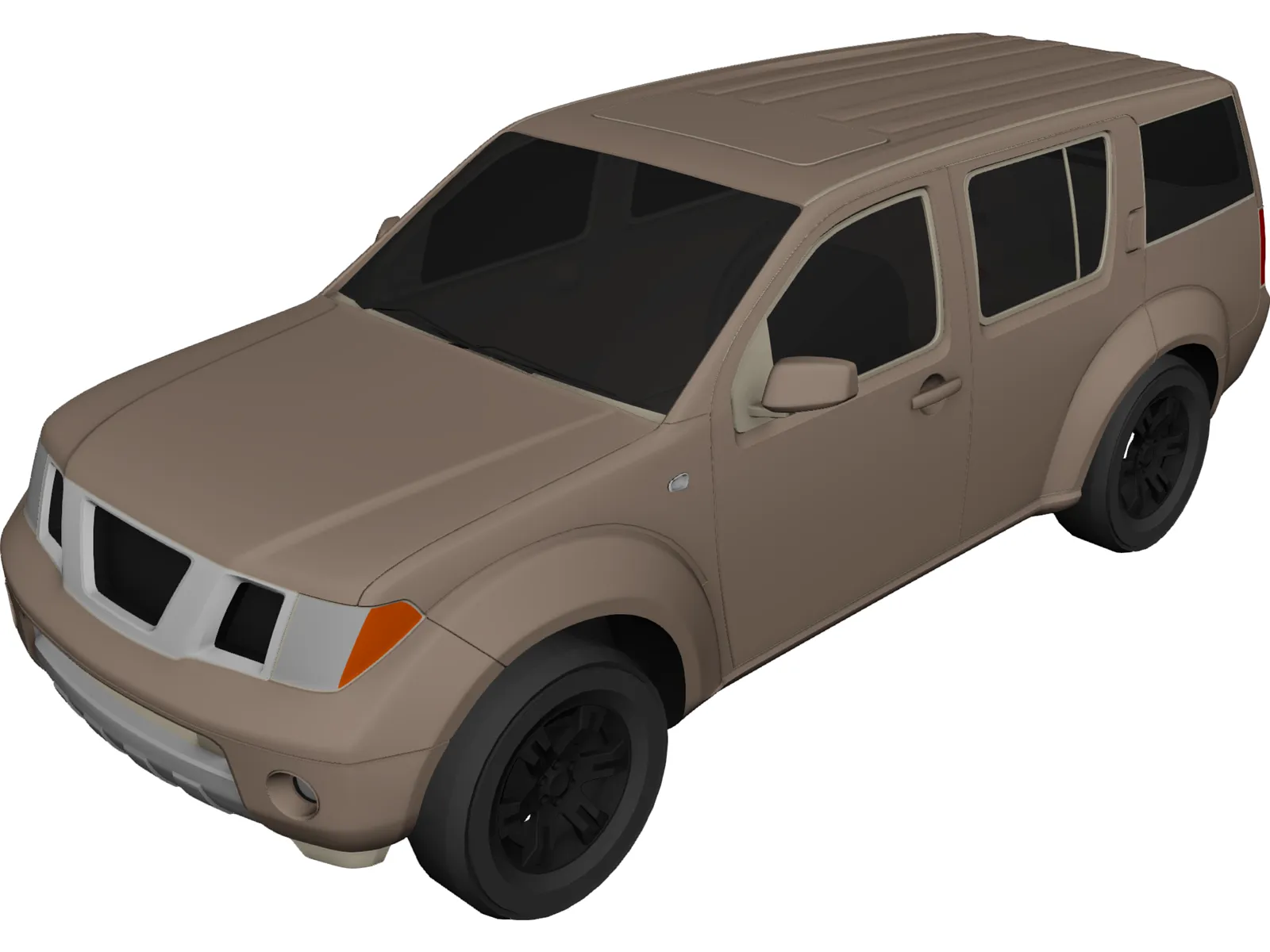 Nissan Pathfinder (2010) 3D Model main preview