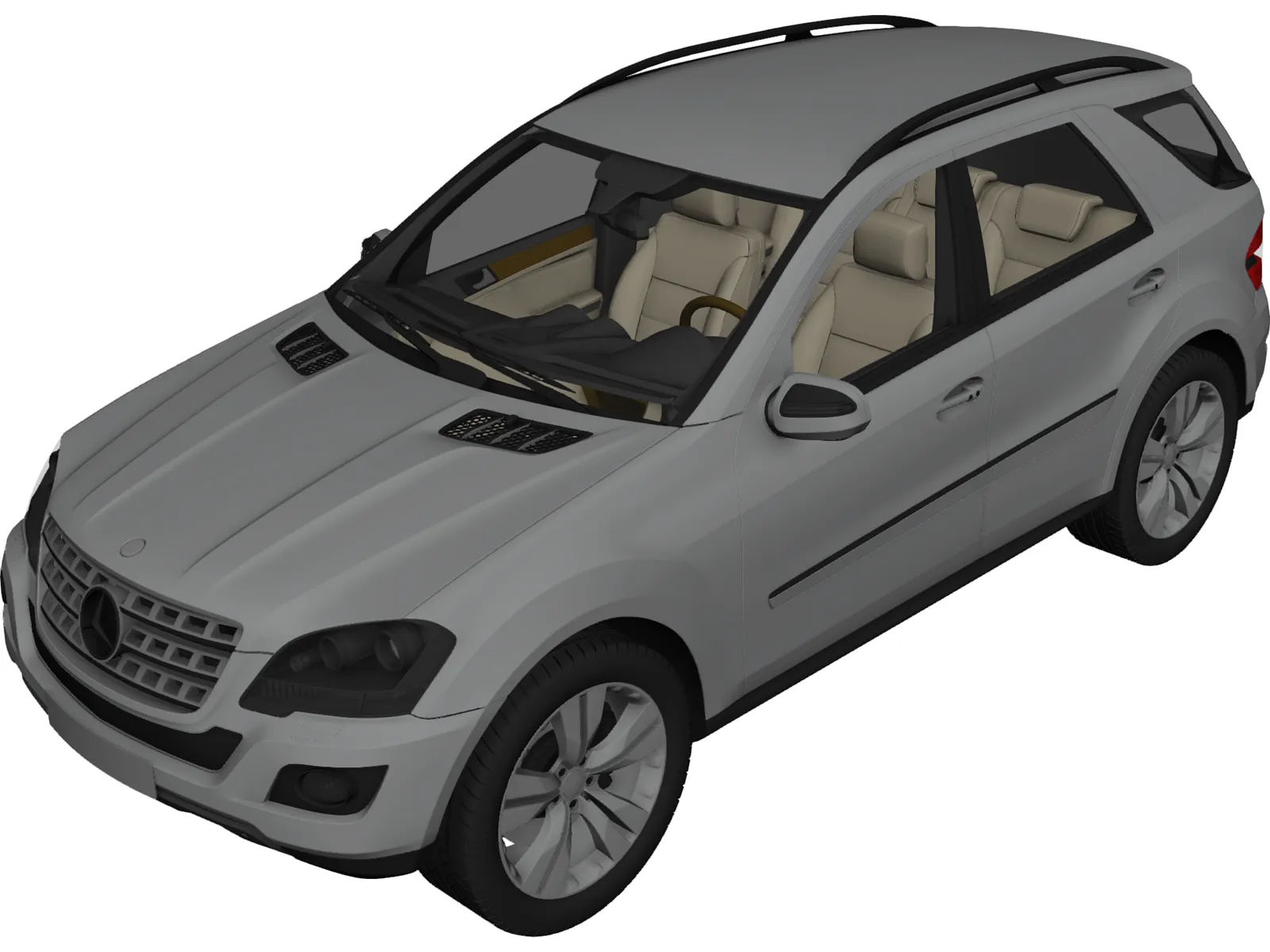 Mercedes-Benz ML500 3D Model main preview