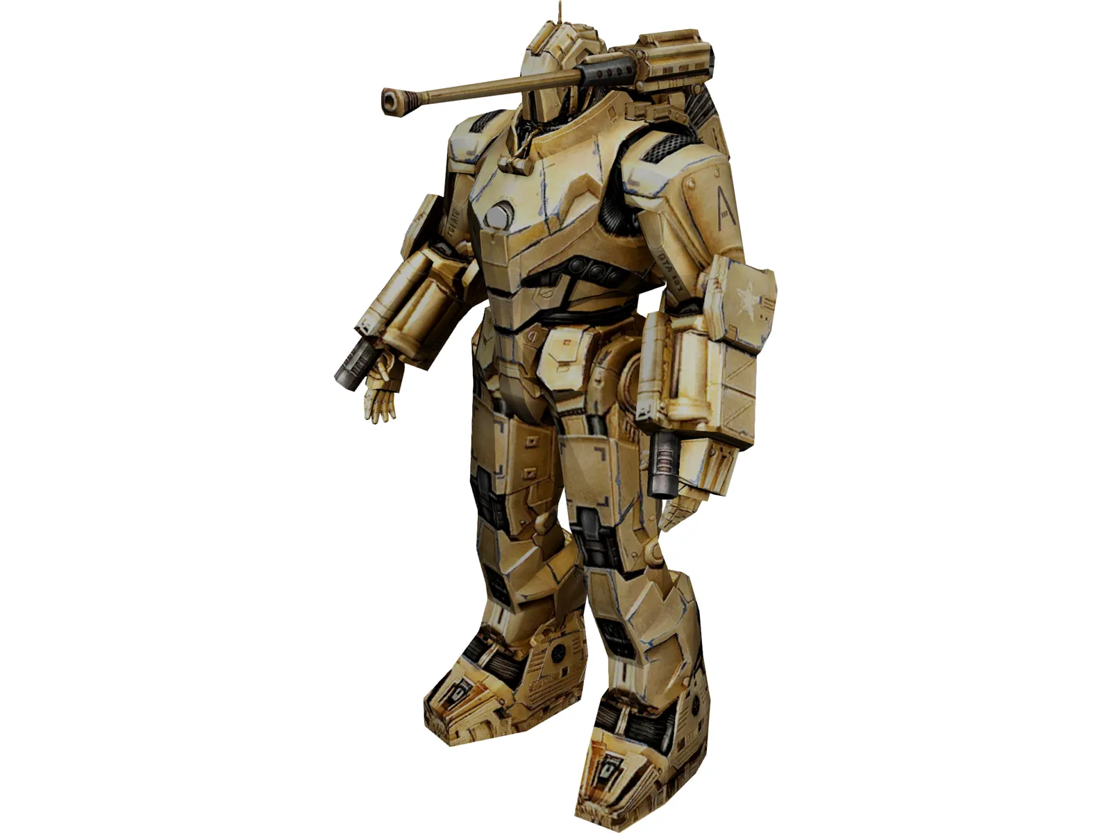 Ironman Hammer Drone Robot 3D Model main preview