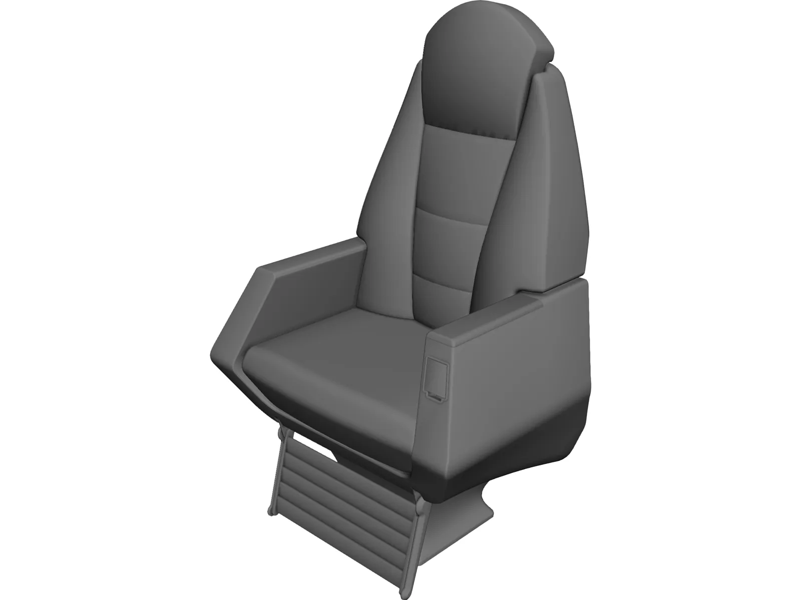 Executive Jet Seat 3D Model main preview