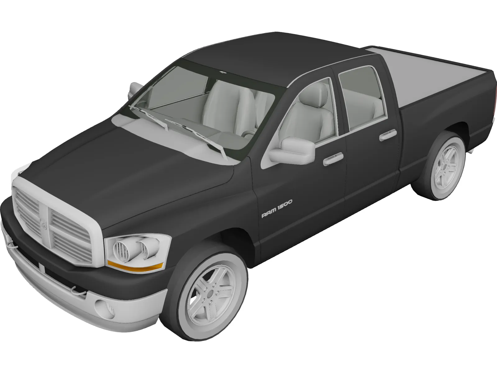 Dodge Ram 1500 (2007) 3D Model main preview