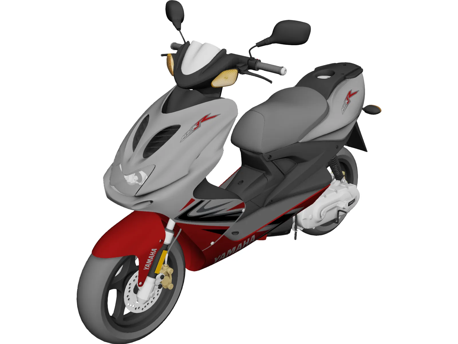 Yamaha Aerox R 3D Model main preview