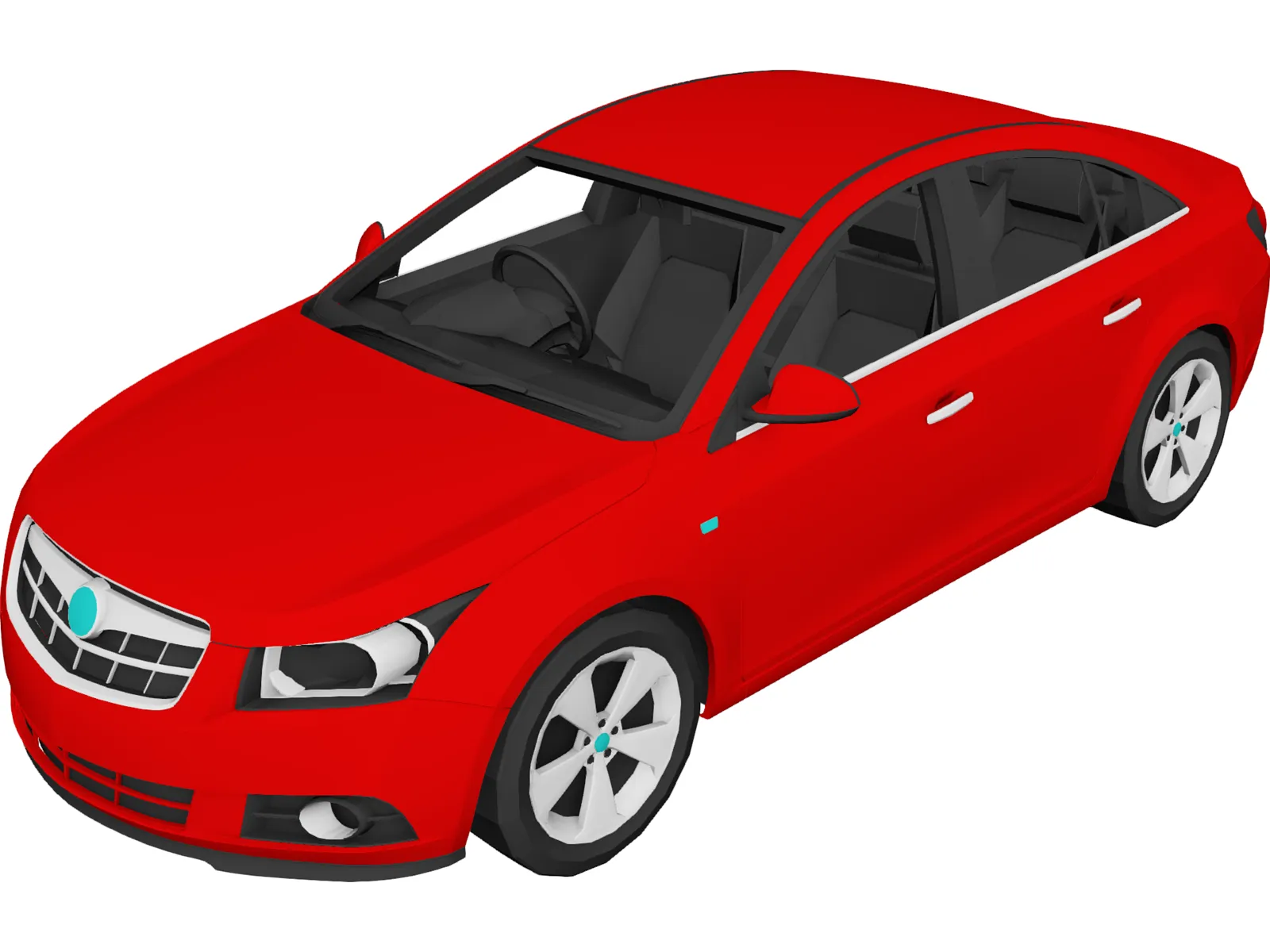 Chevrolet Cruze 3D Model main preview