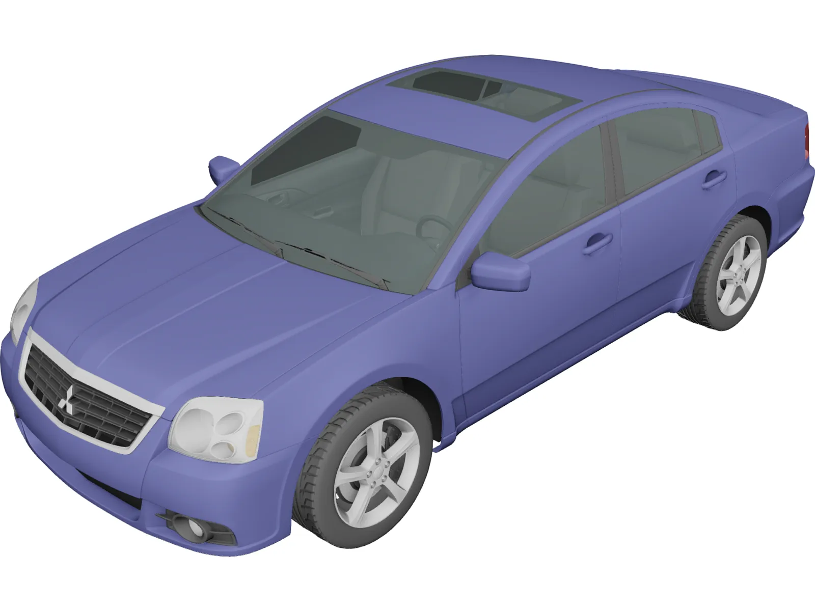 Mitsubishi Galant (2009) 3D Model main preview