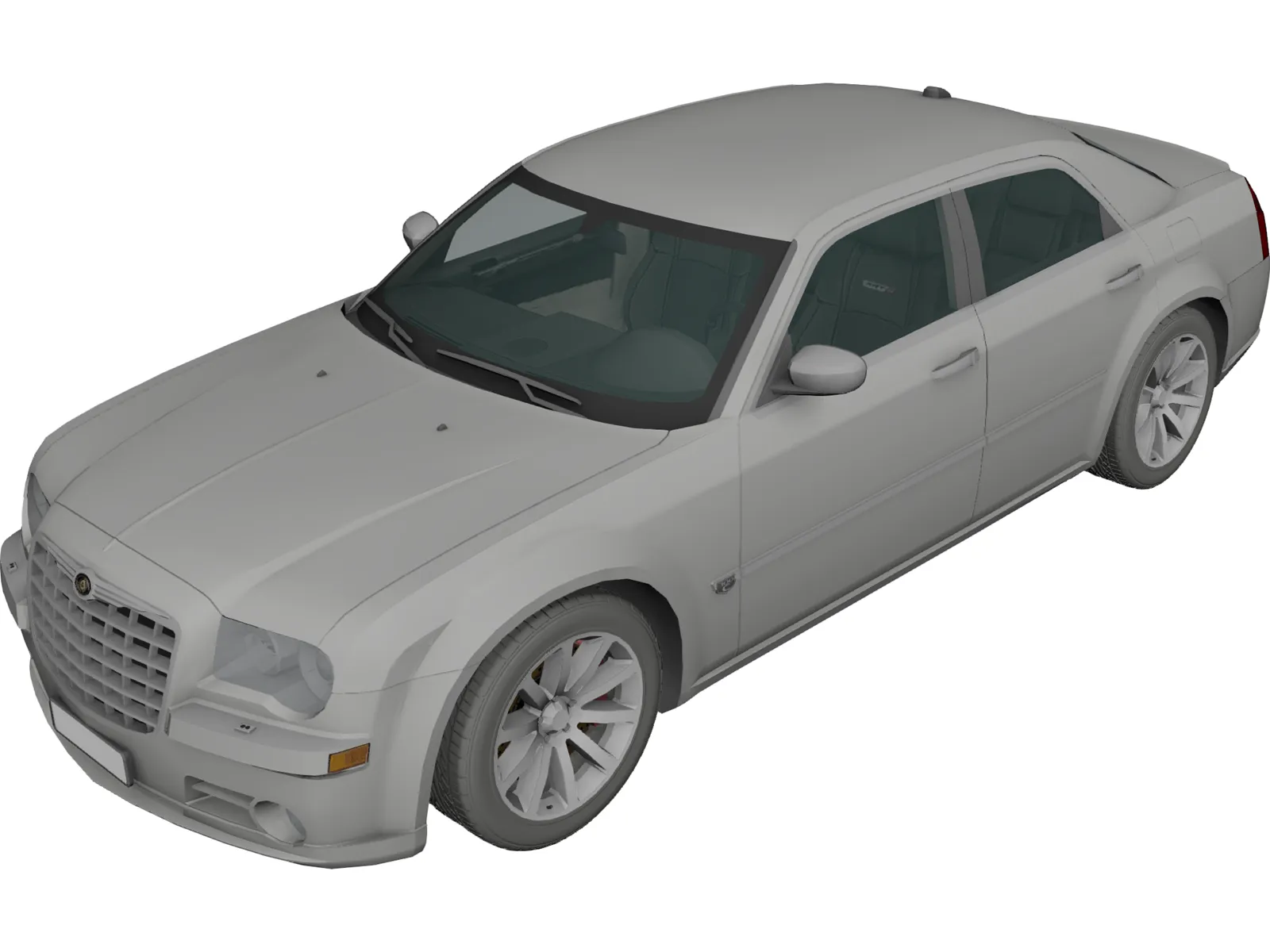 Chrysler 300C (2005) 3D Model main preview