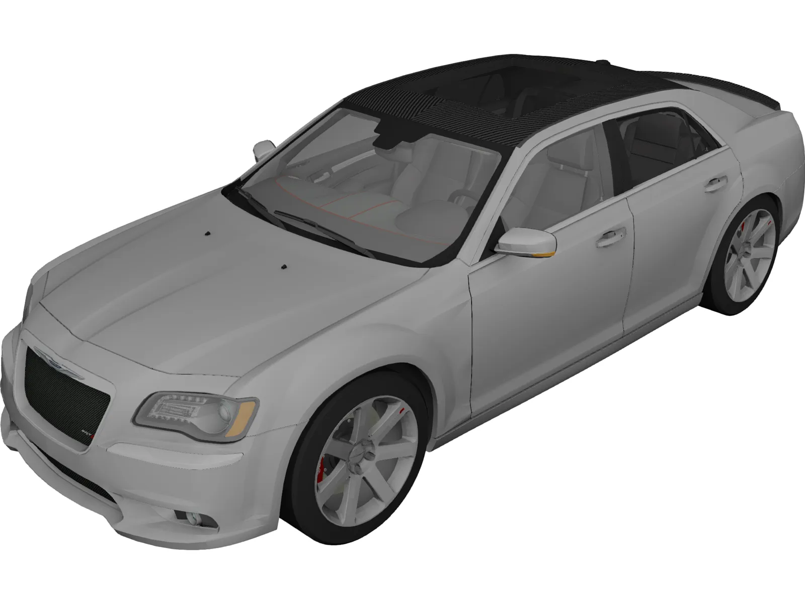 Chrysler 300C SRT8 (2012) 3D Model main preview