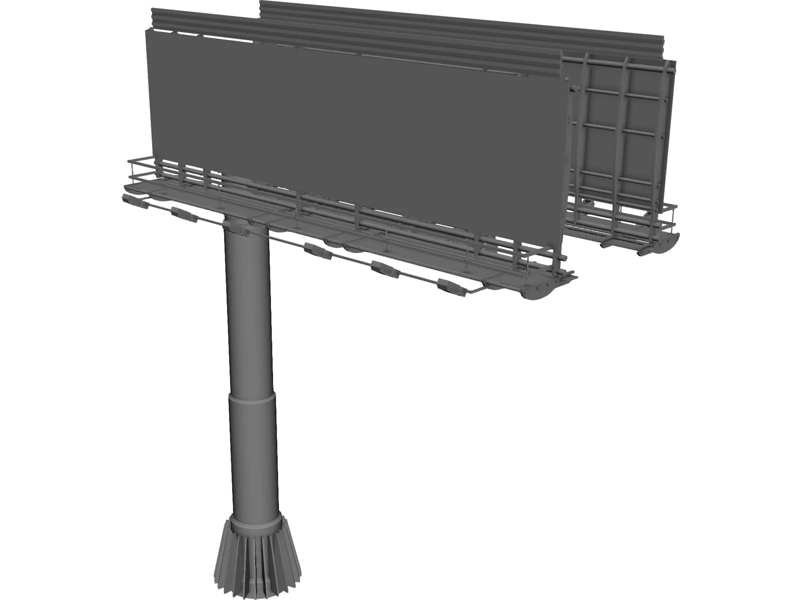 Street Sign 3D Model main preview
