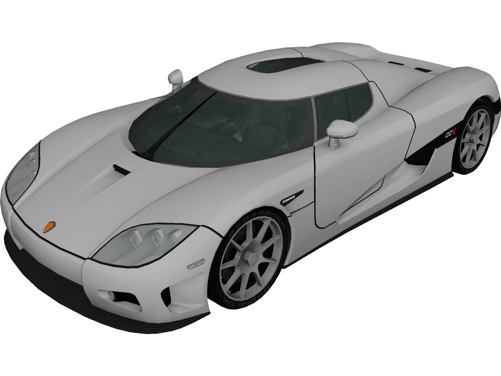 Koenigsegg CCX 3D Model main preview