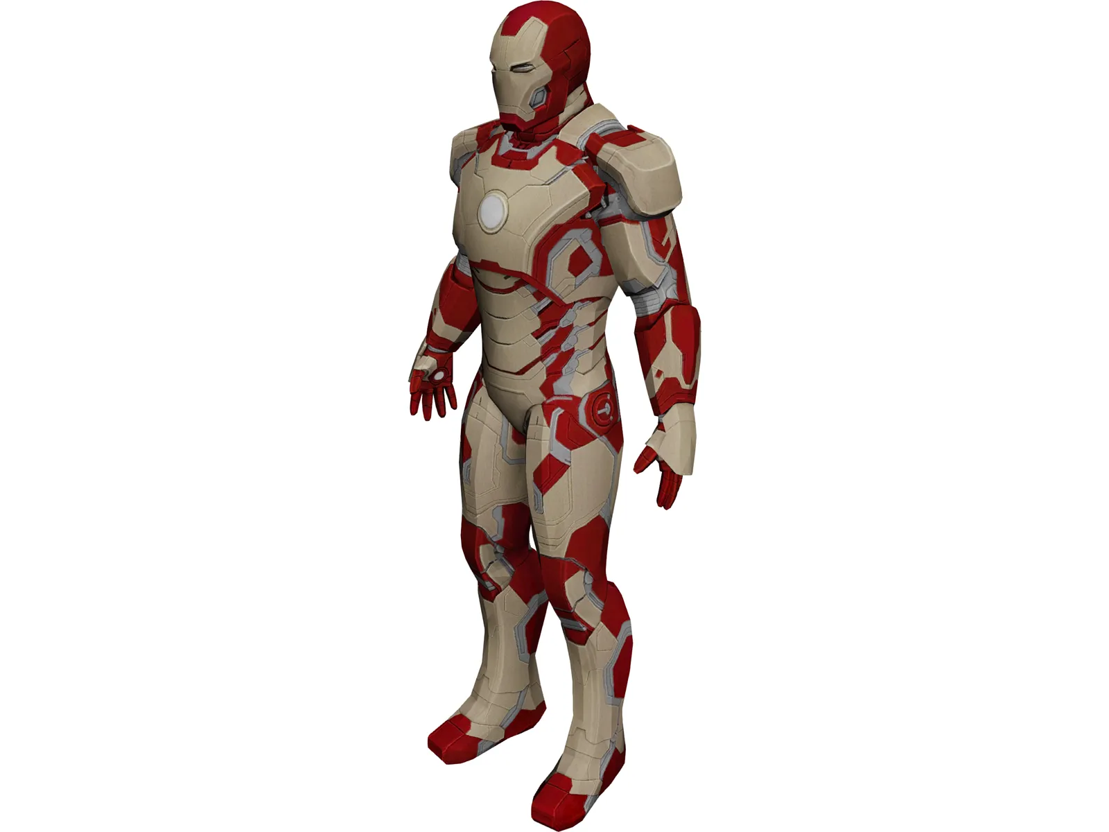 Iron Man Mark 42 3D Model main preview