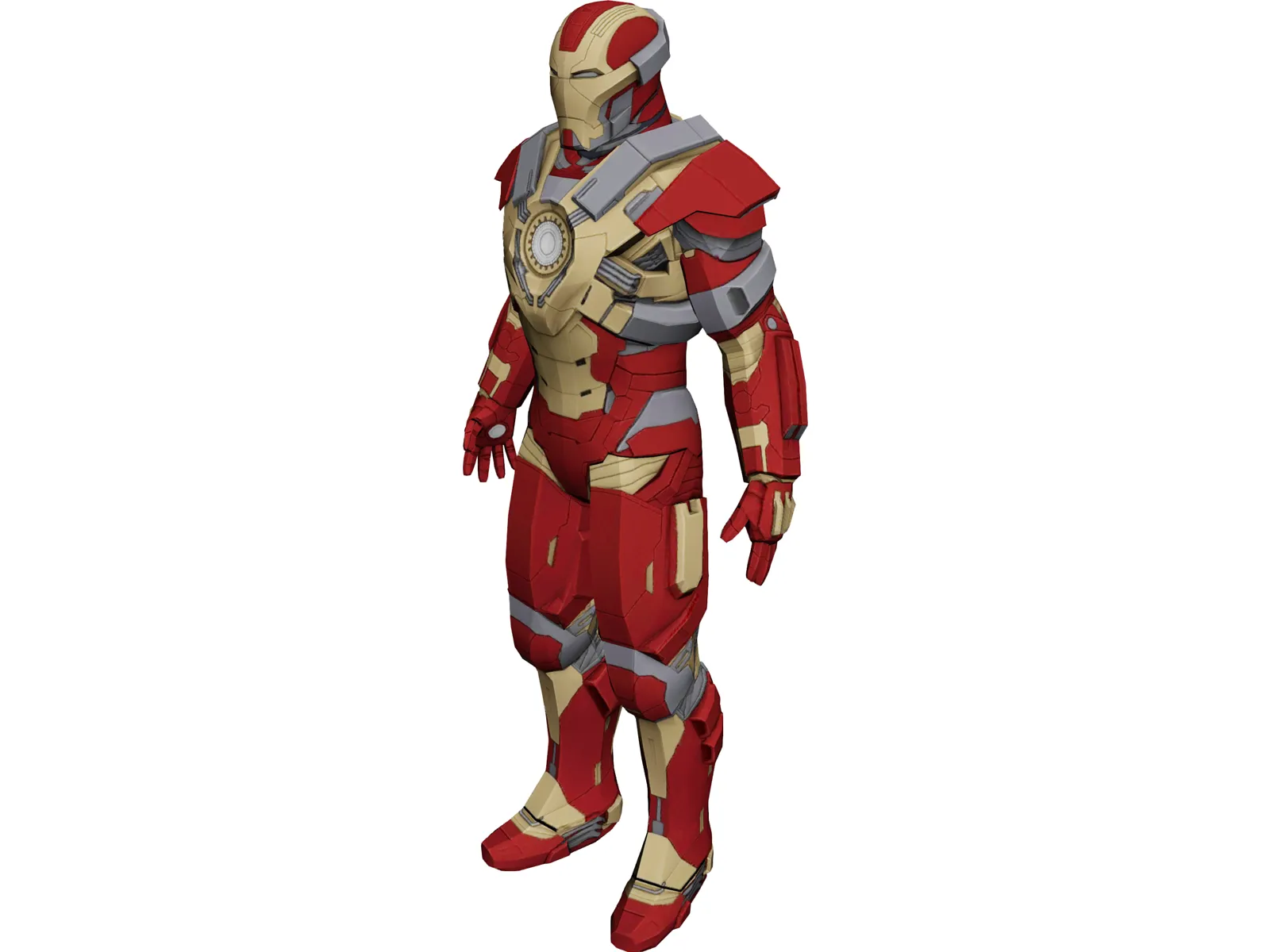 Iron Man Heartbreaker 3D Model main preview