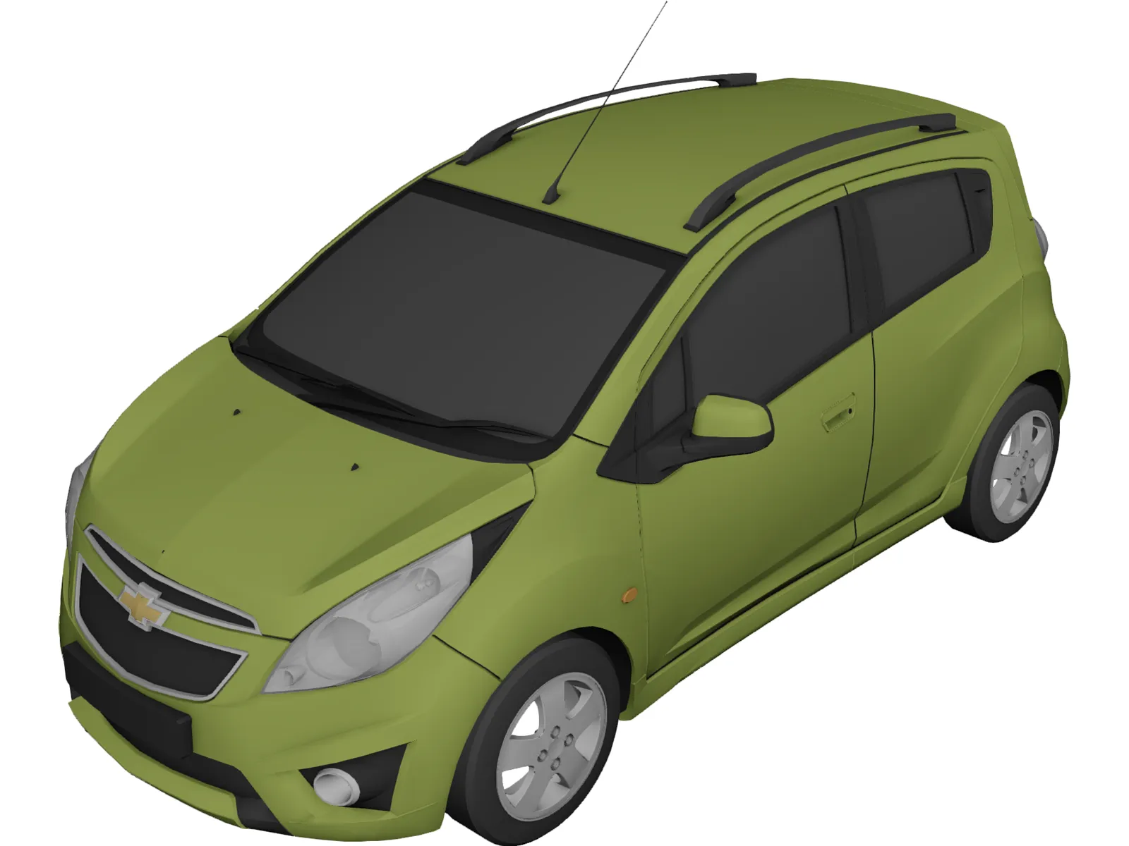 Chevrolet Spark 3D Model main preview